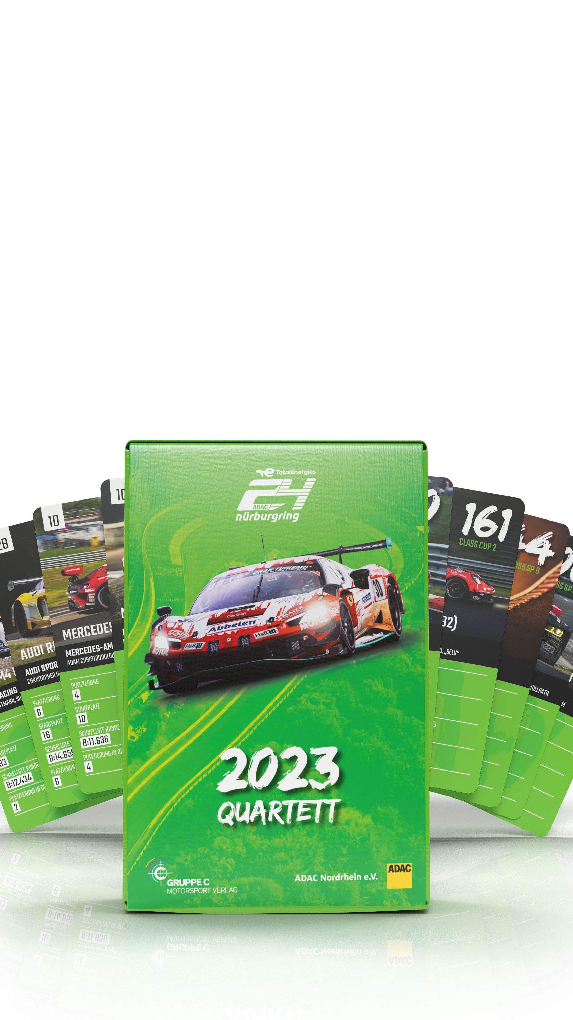 Grüne Quartett Karten vom 24h Rennen 2023