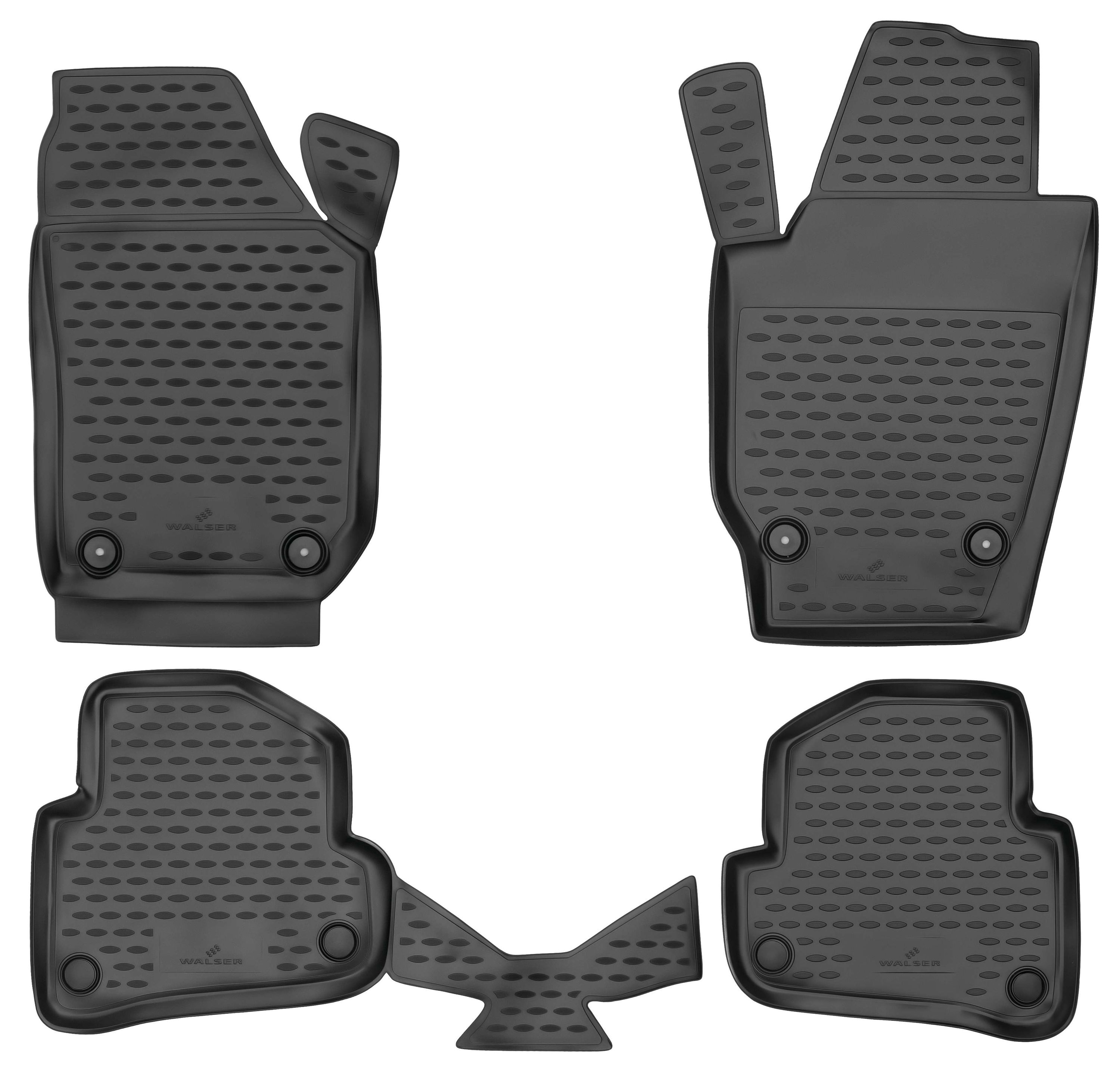 9001778750525_001 Fußmatten, Gummimatten XTR für Skoda Fabia, schwarz