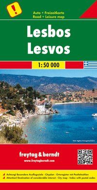 9783707913309gZDdEP0emhbL5 Cover, Karte von Freytag und Berndt Insel Lesbos