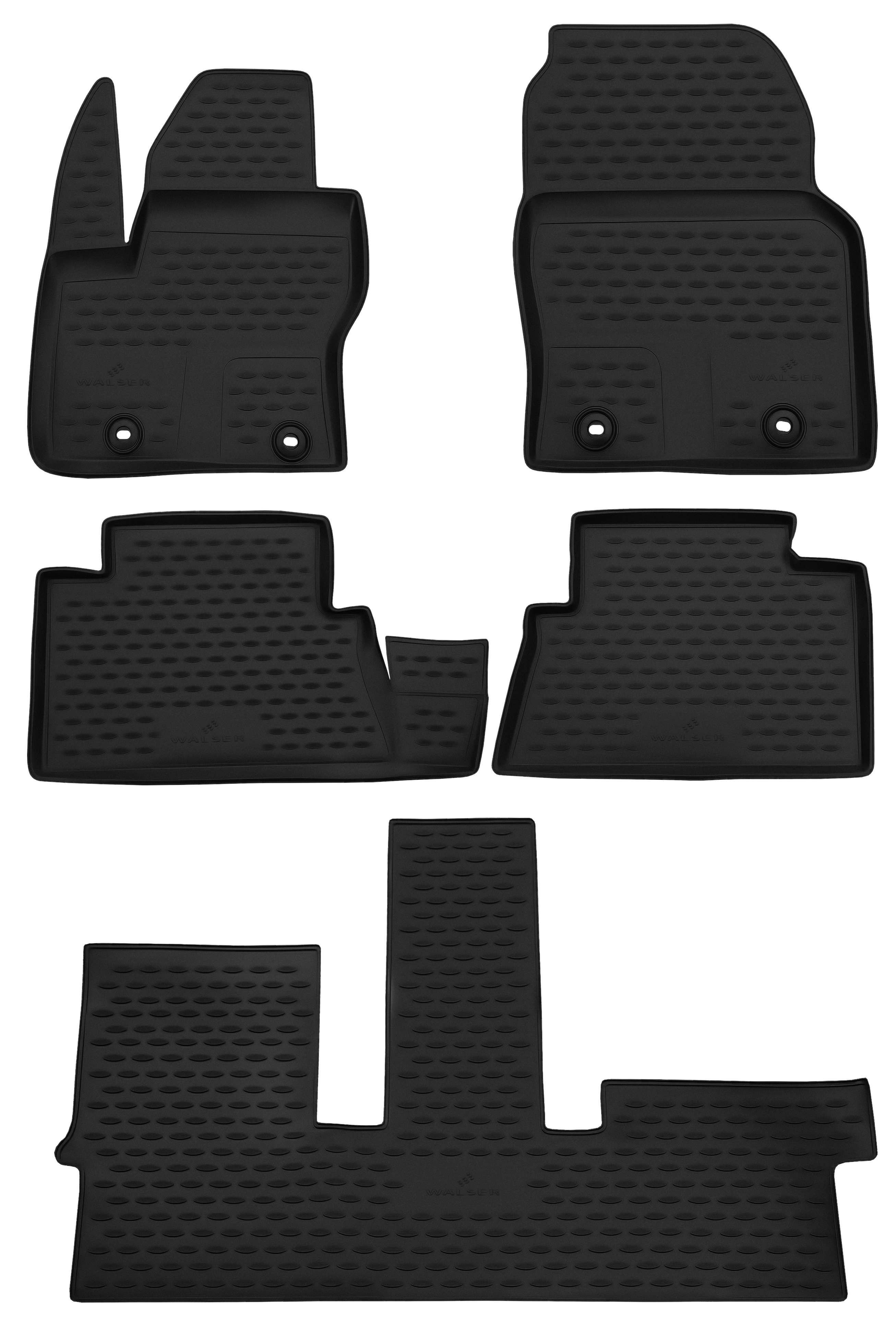 9001778751409_001 Fußmatten, Gummimatten XTR für Ford Grand C-Max, schwarz