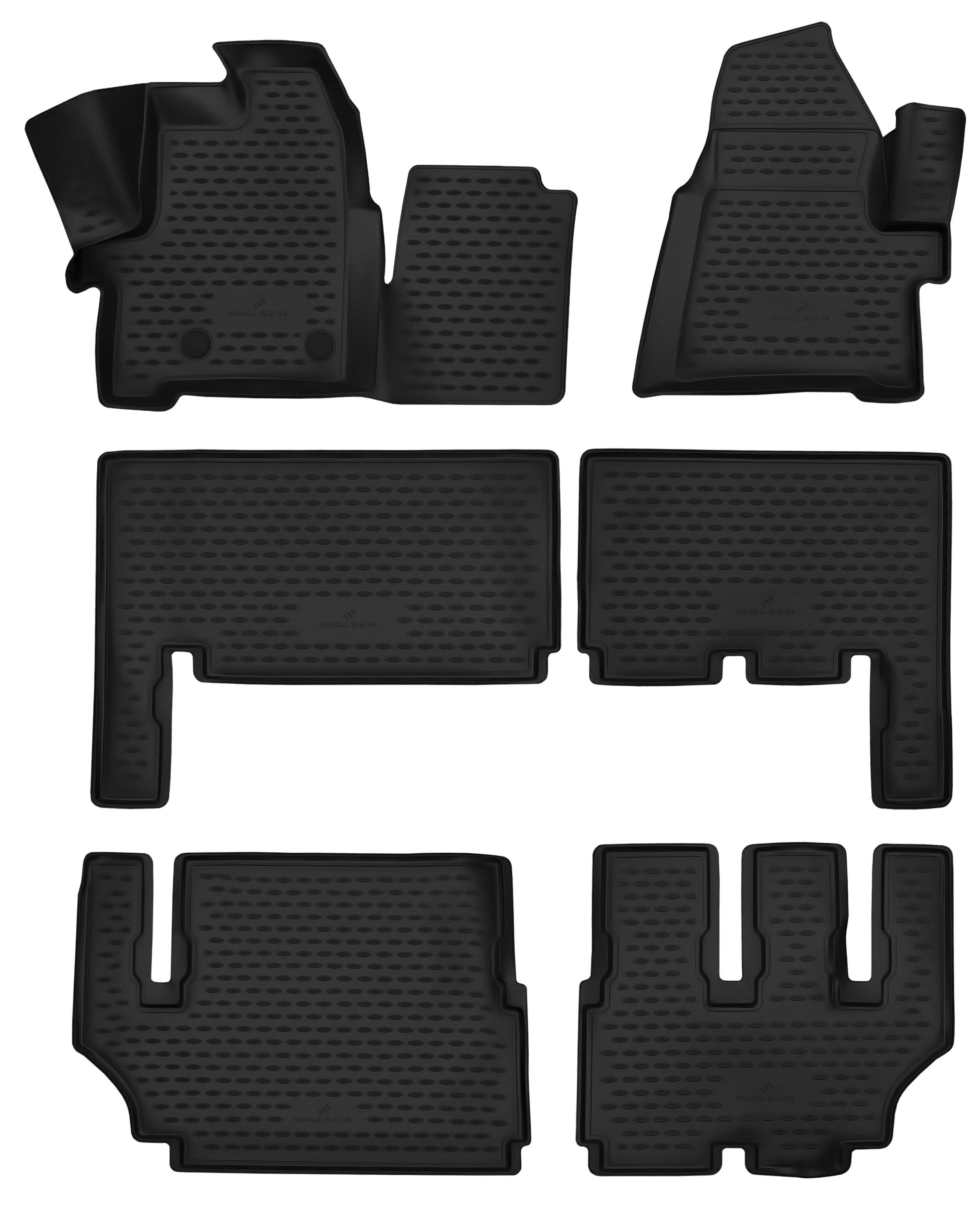 9001778750976_001 Fußmatte, Gummimatten XTR für Ford Tourneo Custom Bus, schwarz