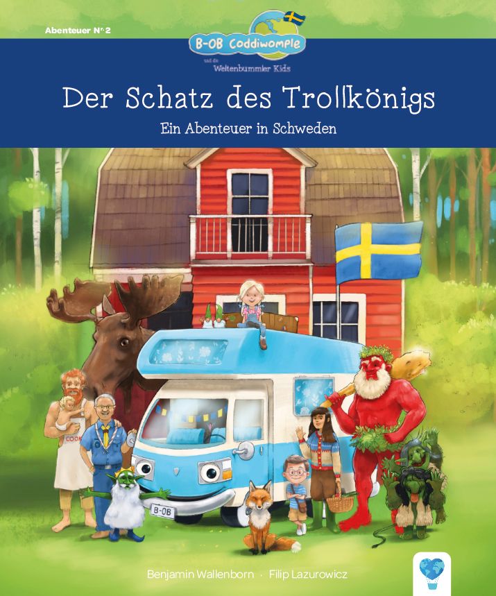 Cover_Buch2bhnV85XRJTGtp Cover Kinderreisebuch. Der Schatz des Trollkönigs. Ein Abenteuer in Schweden