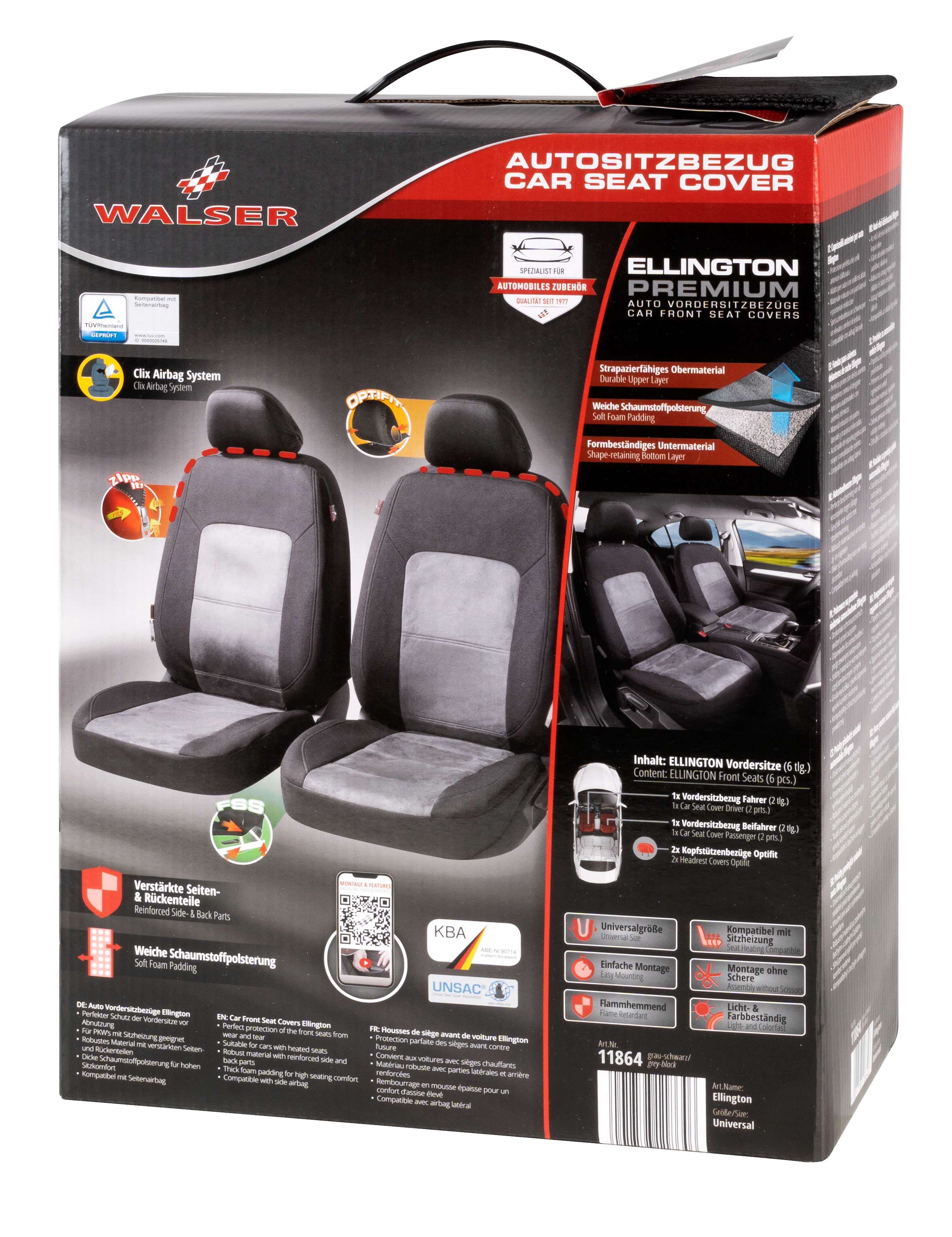 Verpackung Autositzbezüge