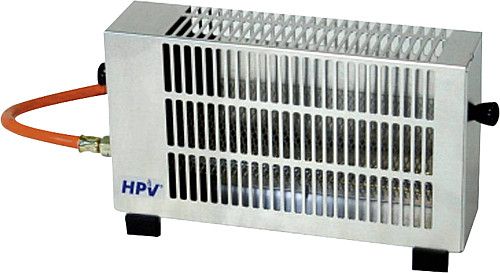 995518211 Heizgerät Alu mit orangenem Gasschlauch