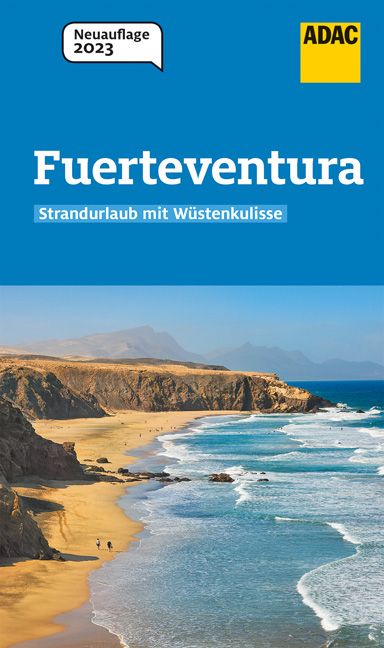 9783986450373 ADAC Reiseführer Fuerteventura, Cover Strandküste mit Meer