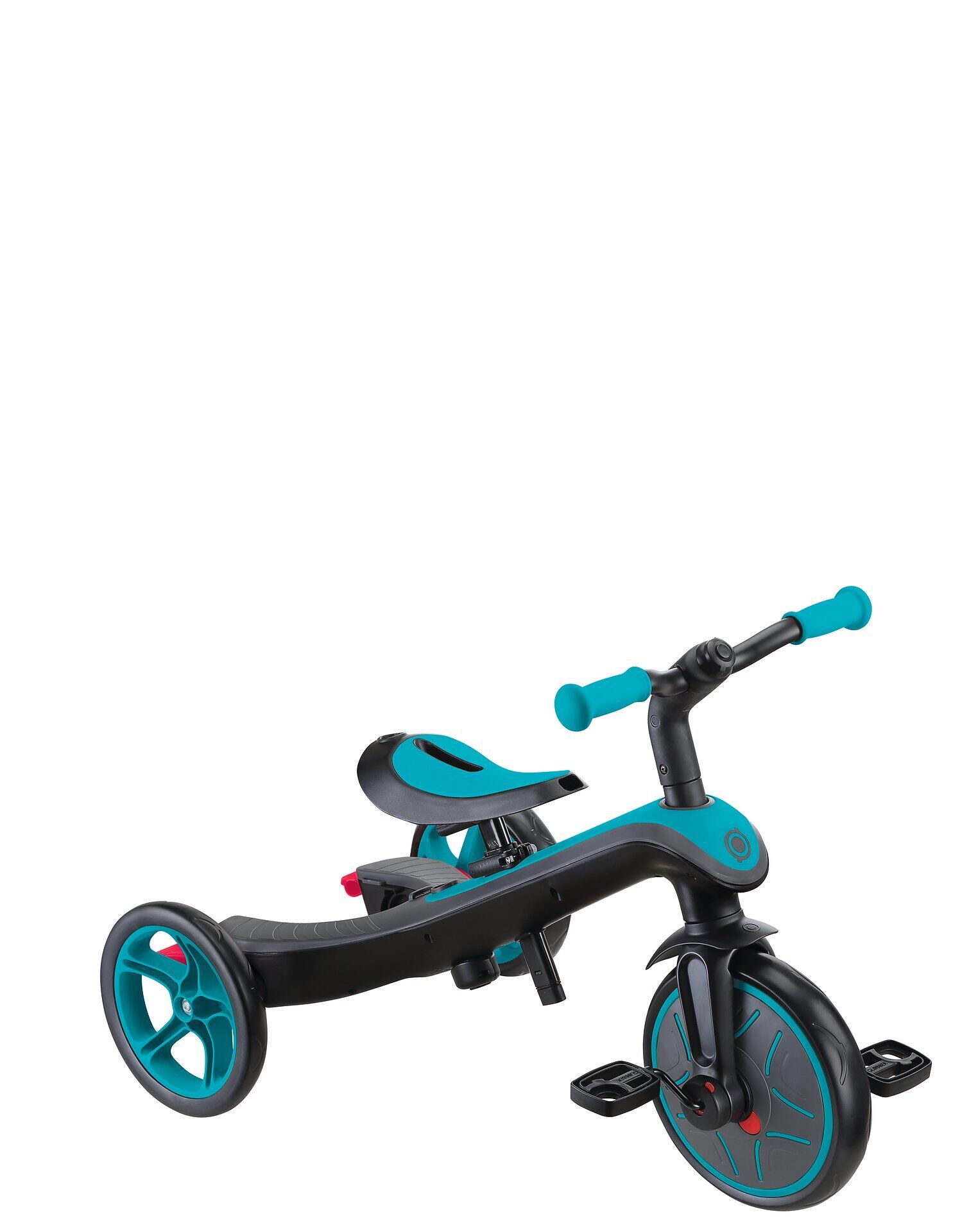 Transport, Fahrzeug, Kinderroller, Dreirad, Türkis, Rad