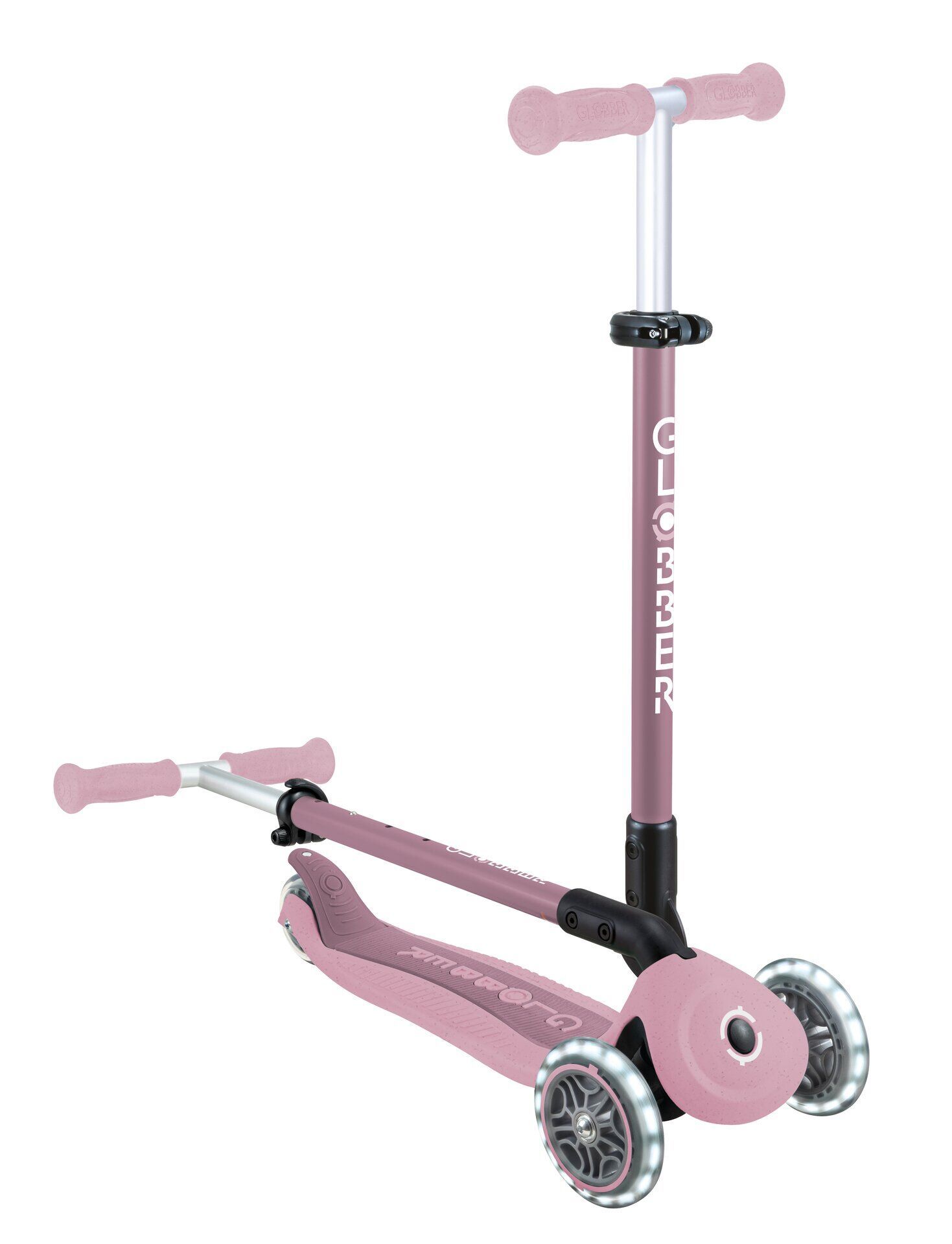 Transport, Fahrzeug, Tretroller, Kinderroller, E-Scooter, Rosa, Rad