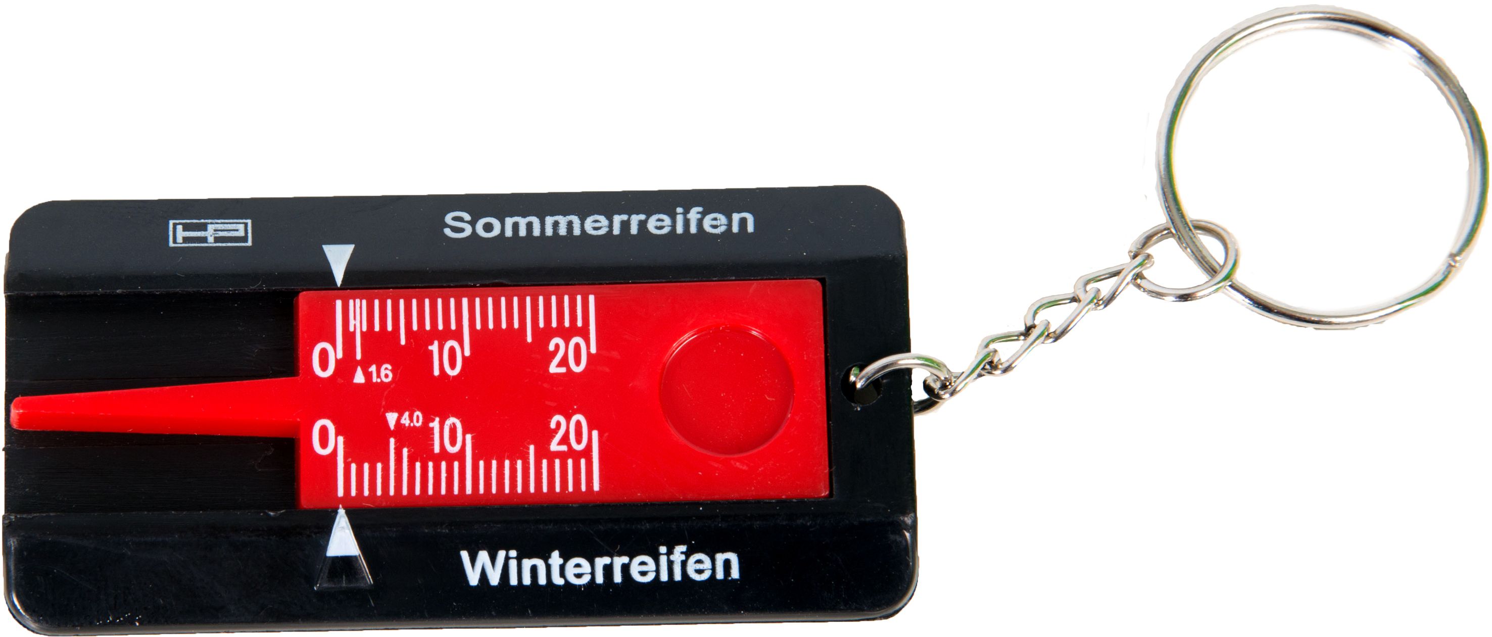 18252 Profiltiefenmesser Schwarz Rot