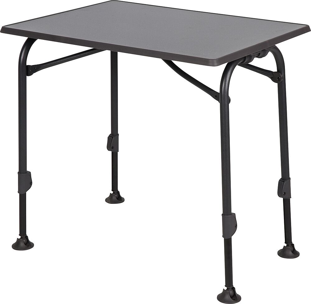 99617151190woFW8Mwg5ef Westfield Tisch, graue Platte, schwarze Tischbeine, ausgeklappt