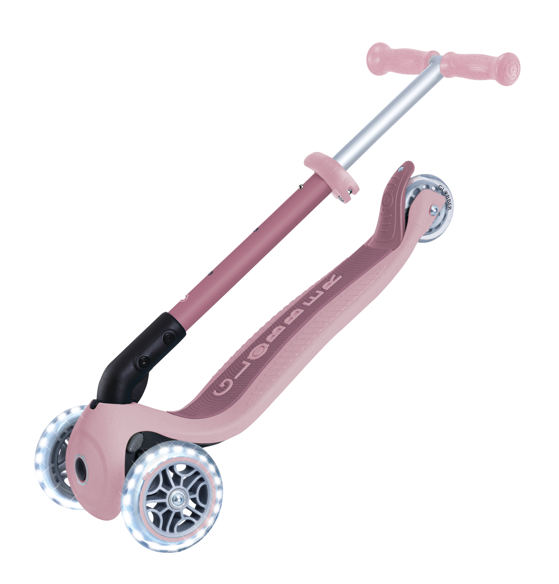 Transport, Fahrzeug, Kinderroller, Tretroller, Rosa, Rad