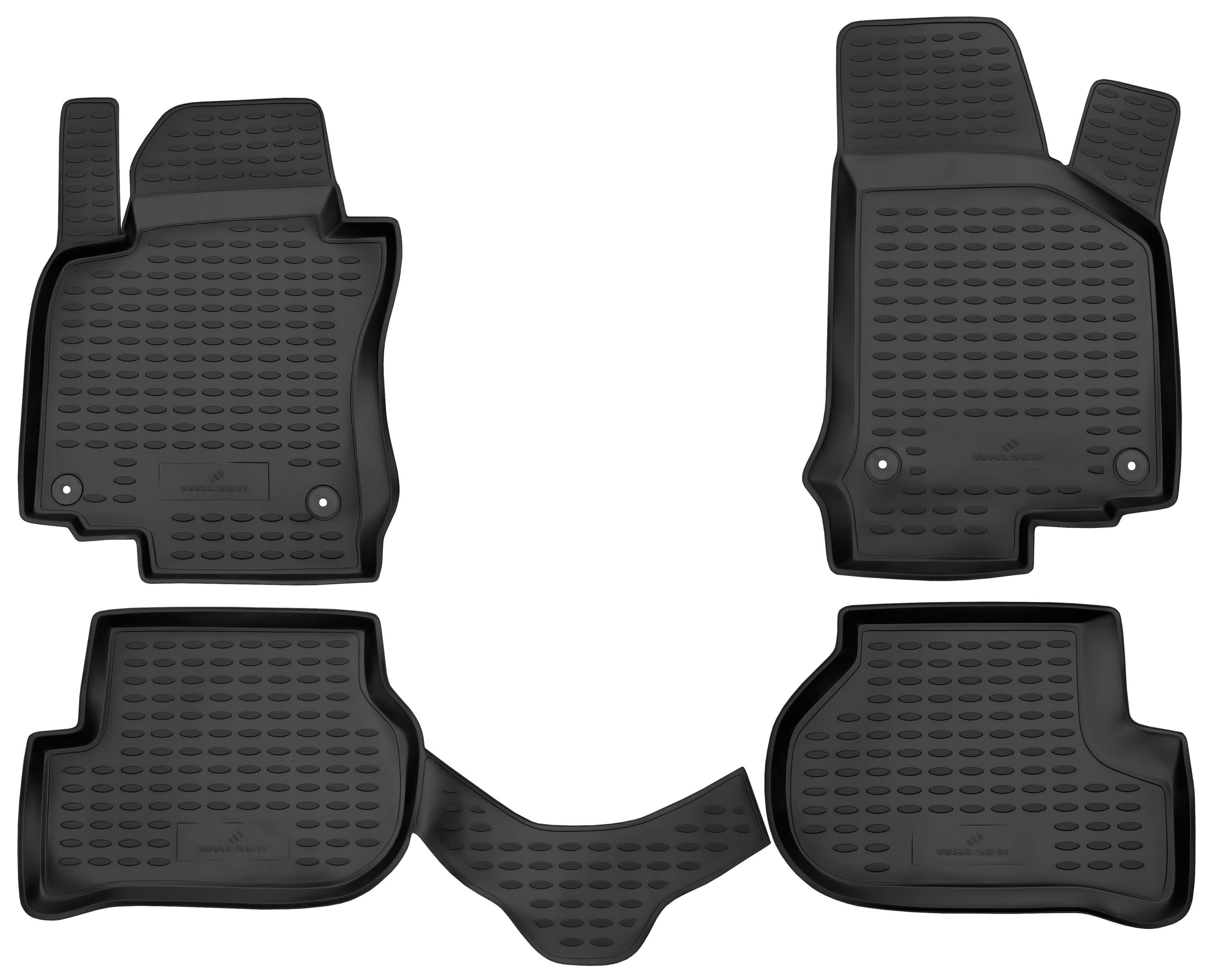 Fußmatte, Gummimatten XTR für VW Golf 5 20, schwarz 