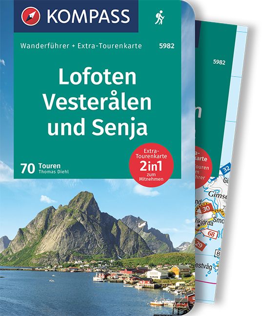 9783991214816 Cover Kompass Wanderführer Lofoten, Vesteraten und Senja