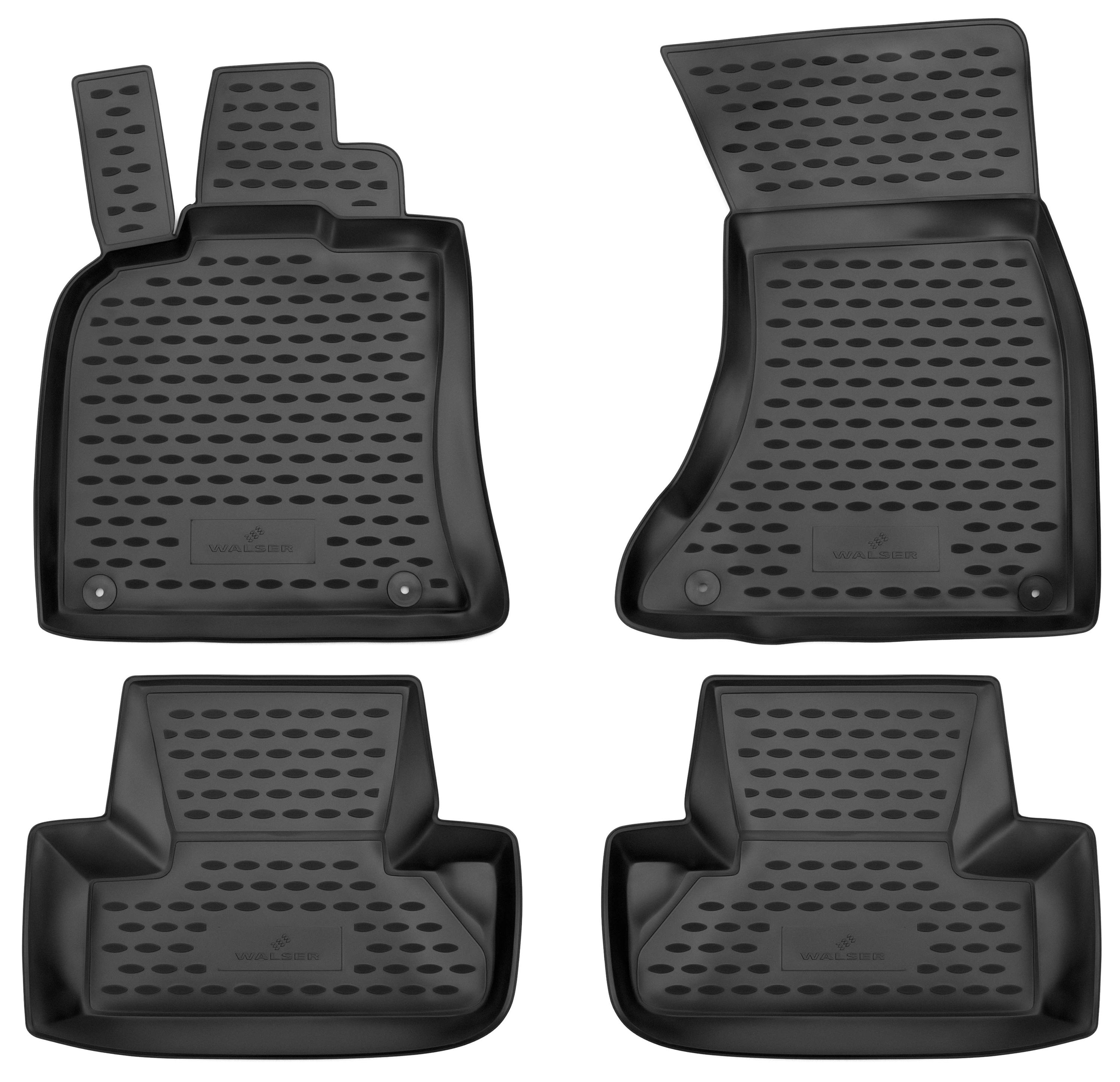 Fußmatte, Gummimatte, 4 Stück, schwarz, Audi Q5