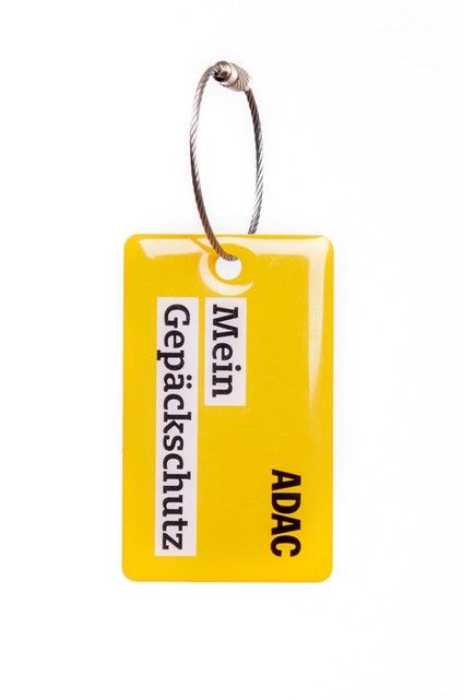 Gepackschutzanhanger4 ADAC Gepäckschutz Anhänger in gelb