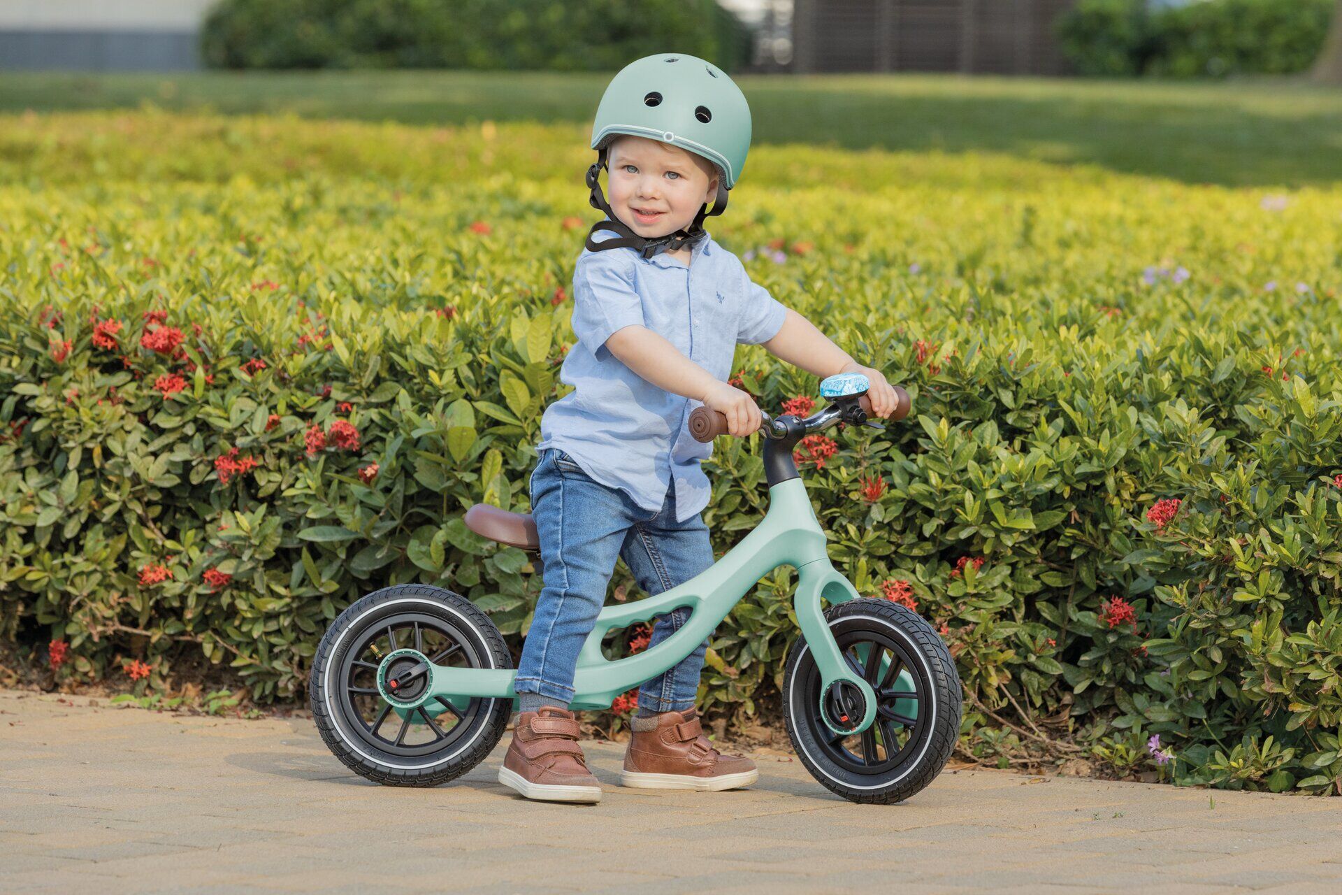 Helme, Motorroller, Junge, Kind, Person