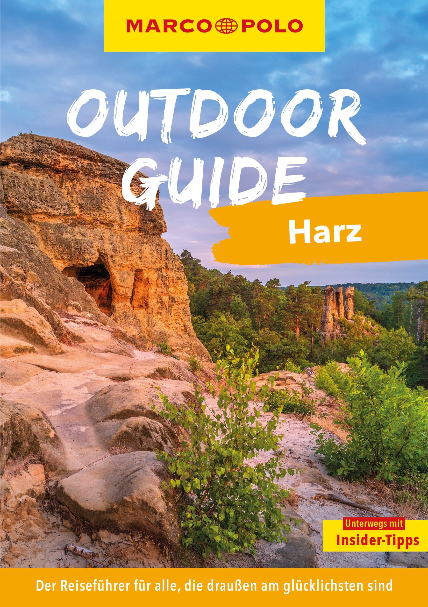 MARCO POLO OUTDOOR GUIDE Reiseführer Harz Cover Marco Polo Outdoor Guide Reiseführer Harz.Natur, Draußen, Tal, Schlucht, Szenerie