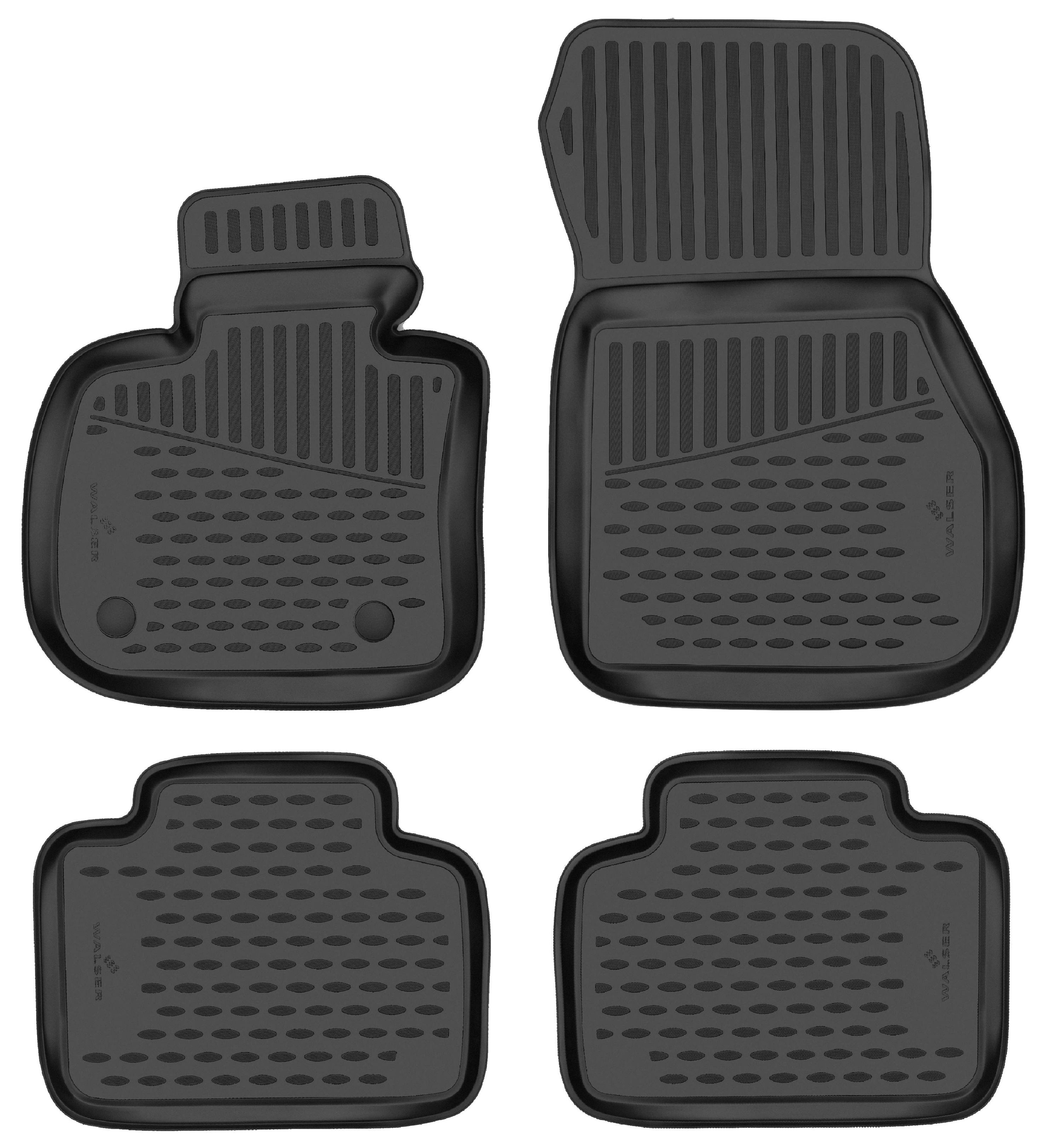Fußmatte, Gummimatten XTR für BMW 2, schwarz