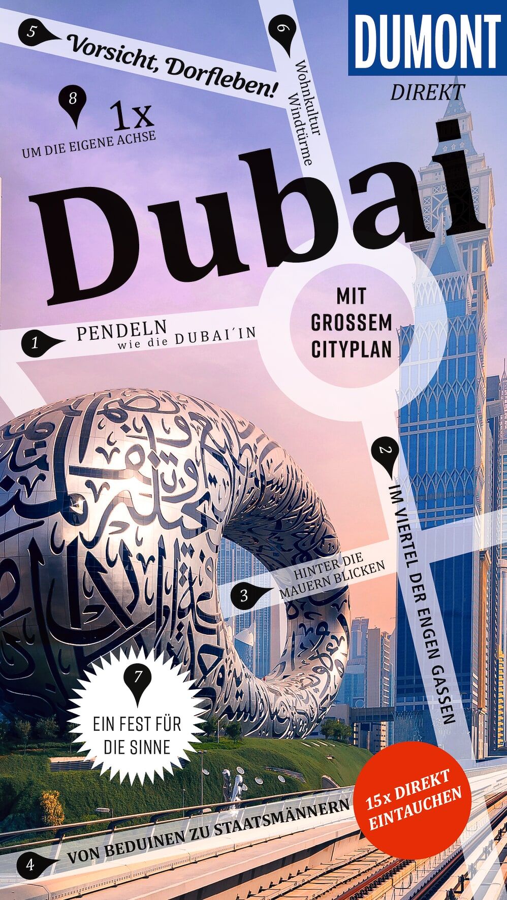 Dubai, Stadtplan, Skulptur, Architektur, Riesige Statue
