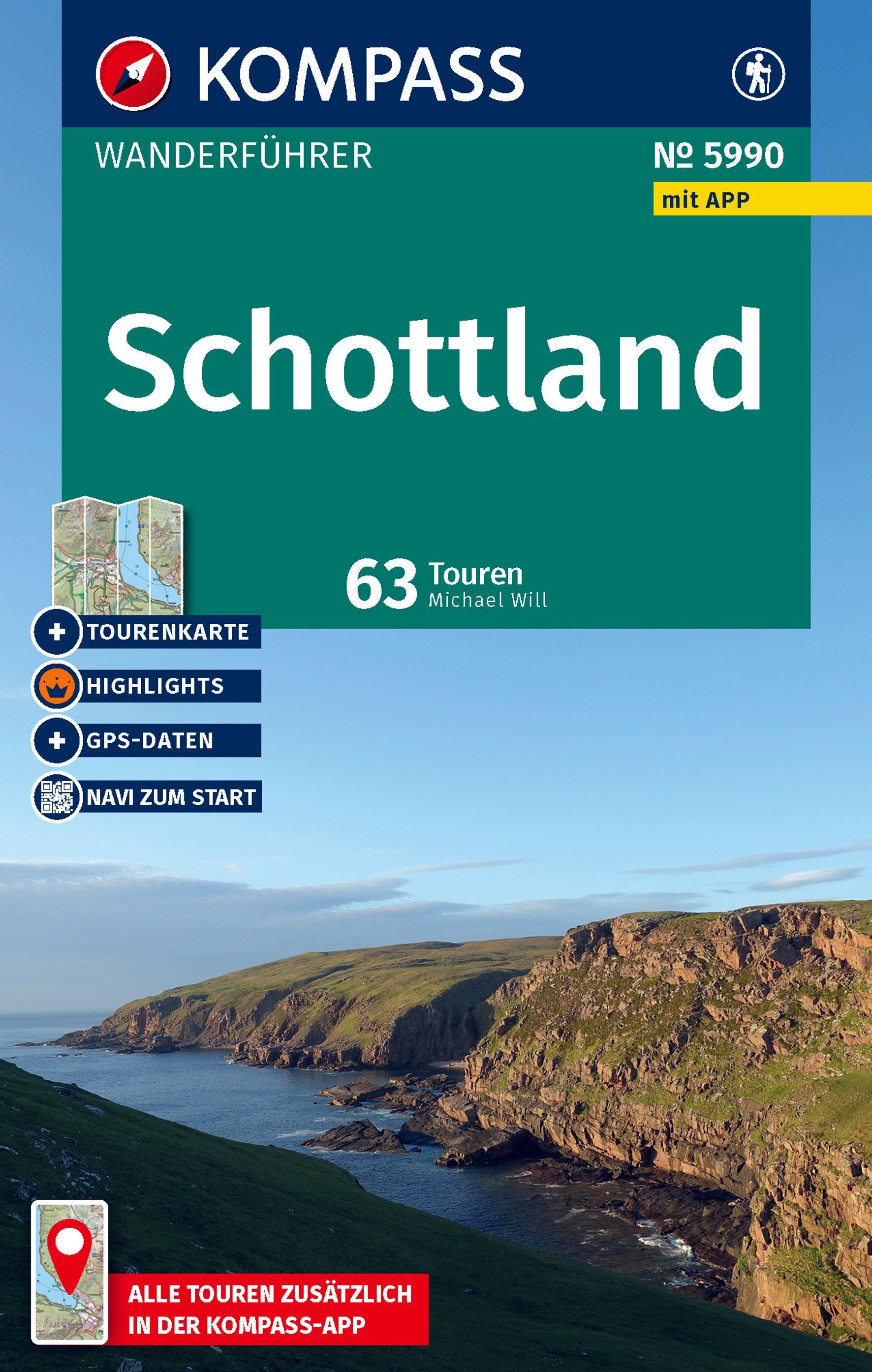 Wanderführer, Schottland, Touren, Karte, GPS-Daten