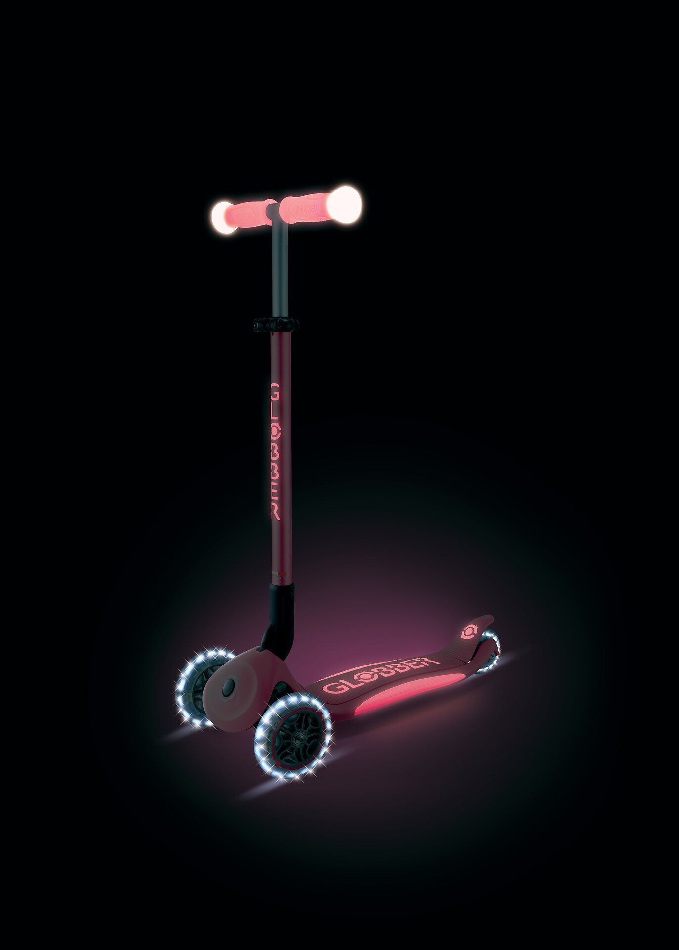 Transport, Fahrzeug, Kinderroller, Tretroller, Rosa, Rad