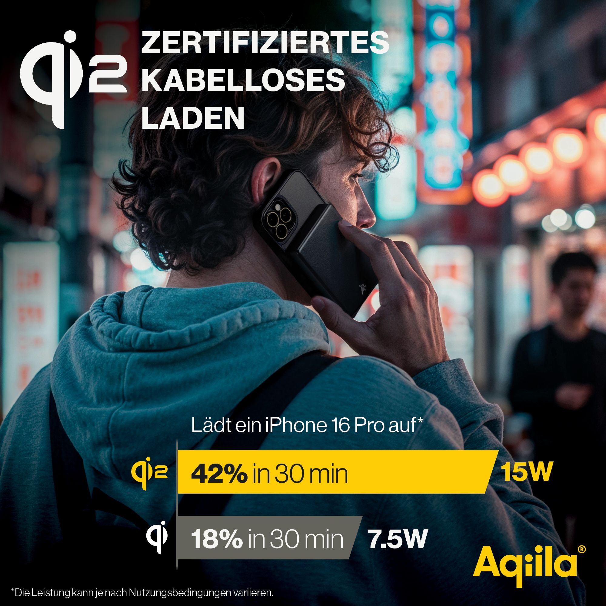 smartphone, Telefonanruf, Städtisch, Nachtaufnahme, Rucksack