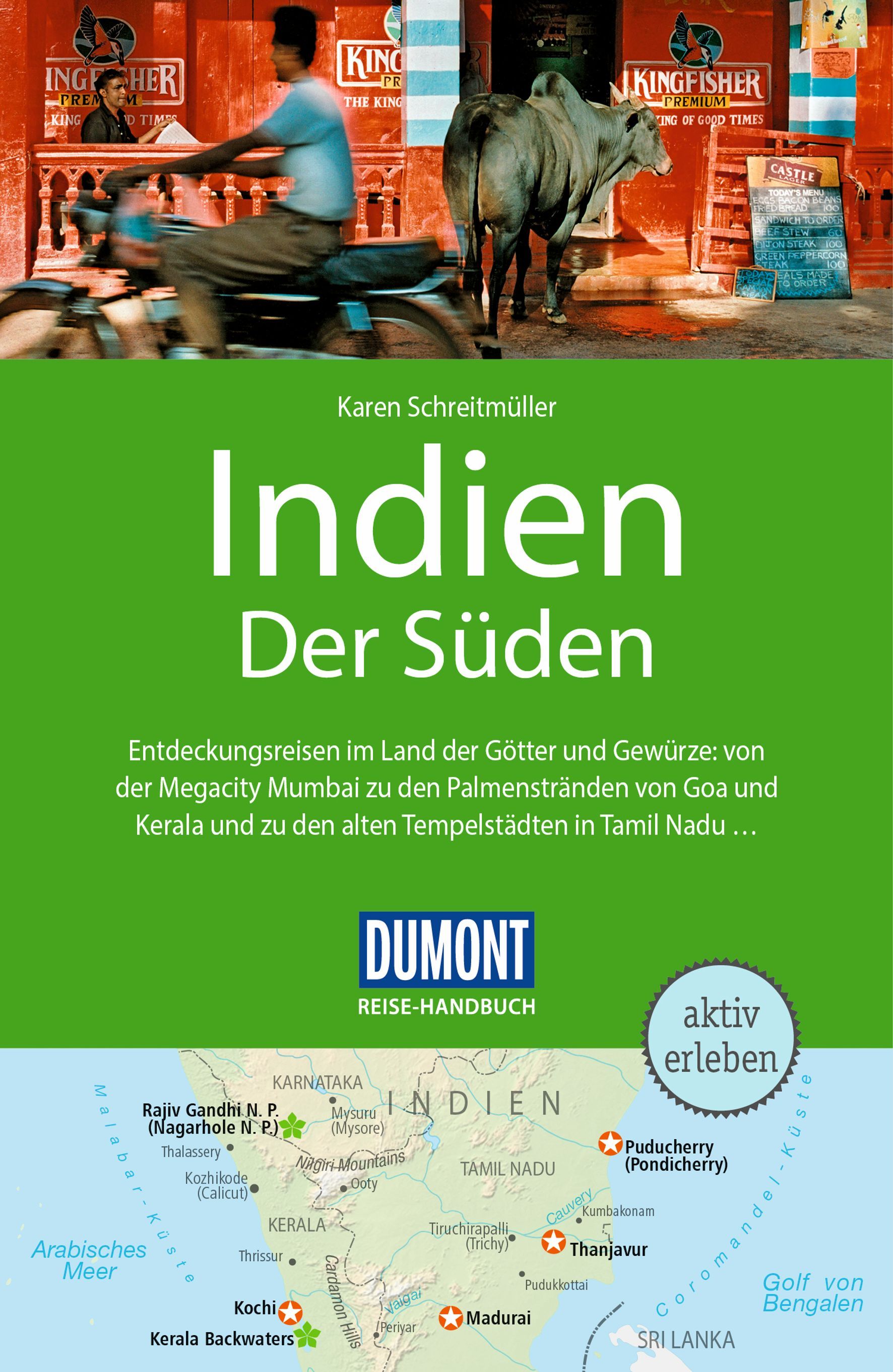 DUMONT Reise-Handbuch Indien, Der Süden Werbung, Plakat, Erwachsener, Mann, Person