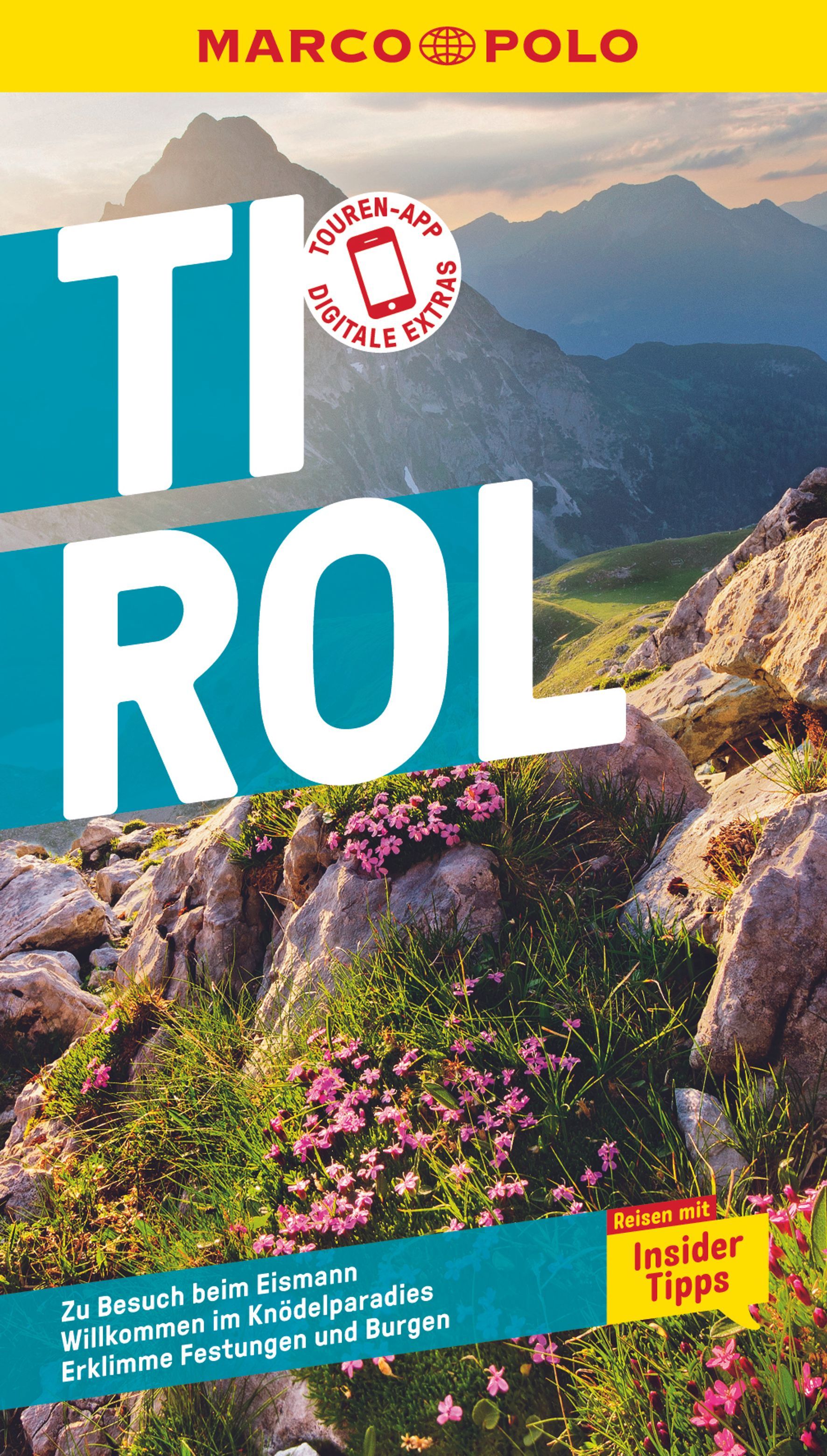 MARCO POLO Reiseführer Tirol Werbung, Plakat, Draußen, Natur, Veröffentlichung,
