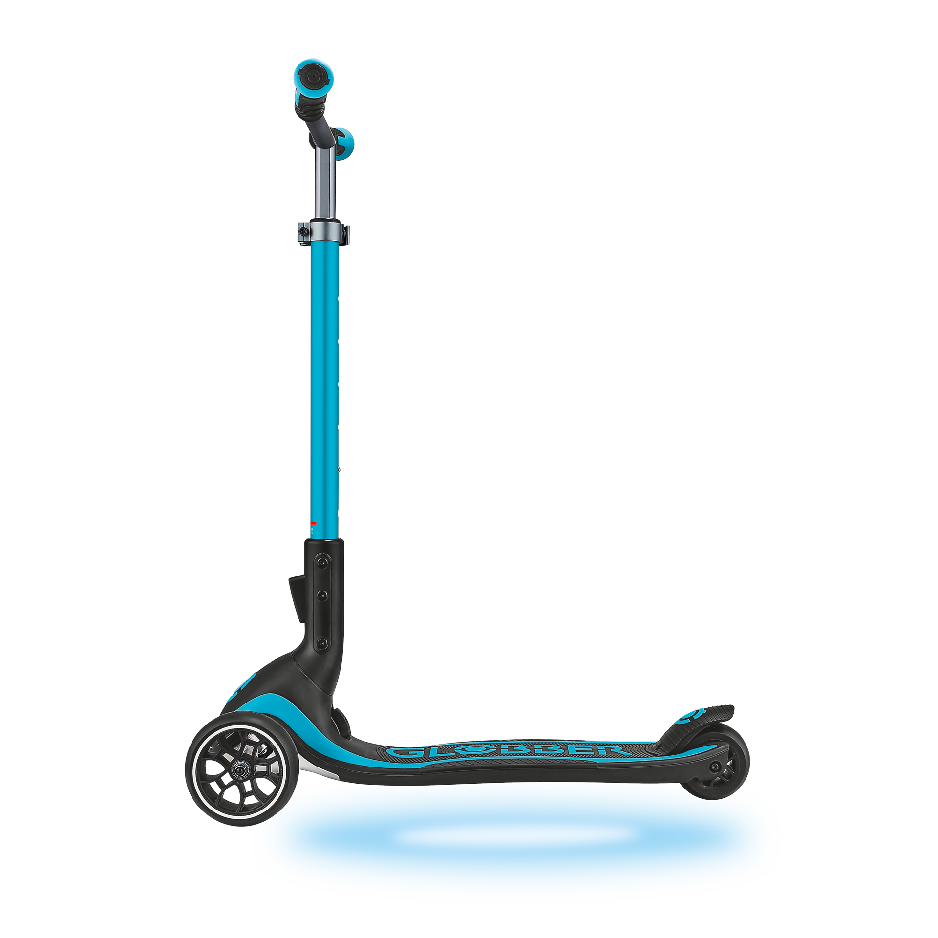 Transport, Fahrzeug, Kinderroller, Tretroller, Türkis, Rad