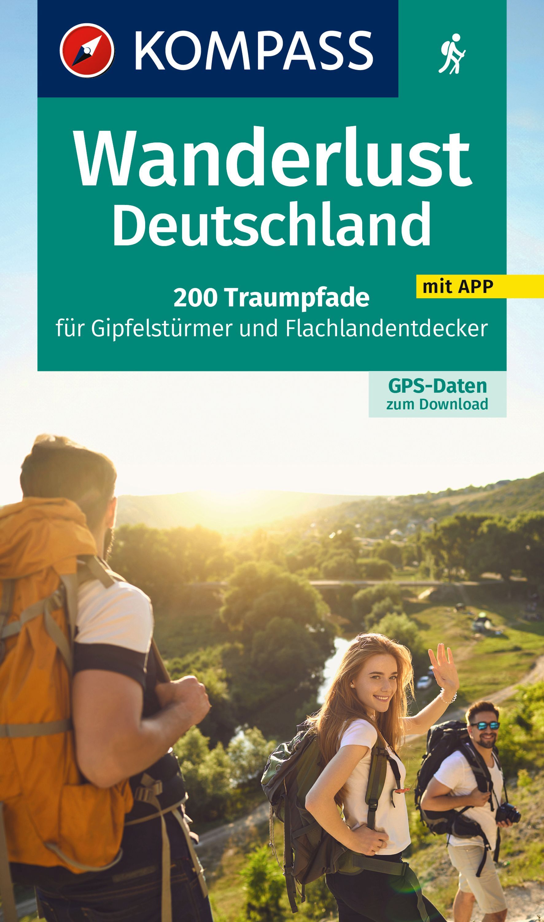 KOMPASS Wanderlust Deutschland Wandern, Person, Tasche, Erwachsener, Mann