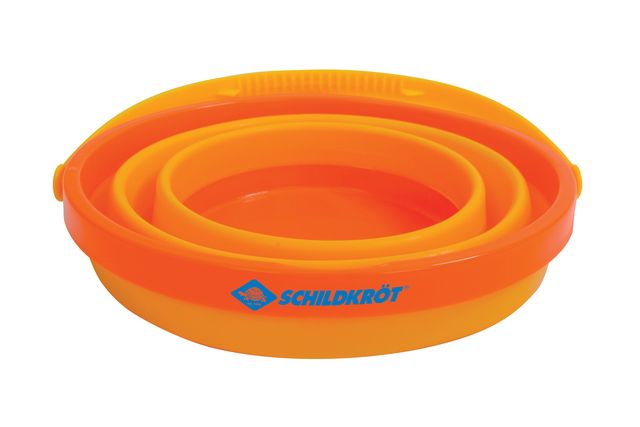 Eimer, Zusammengefaltet, orange 