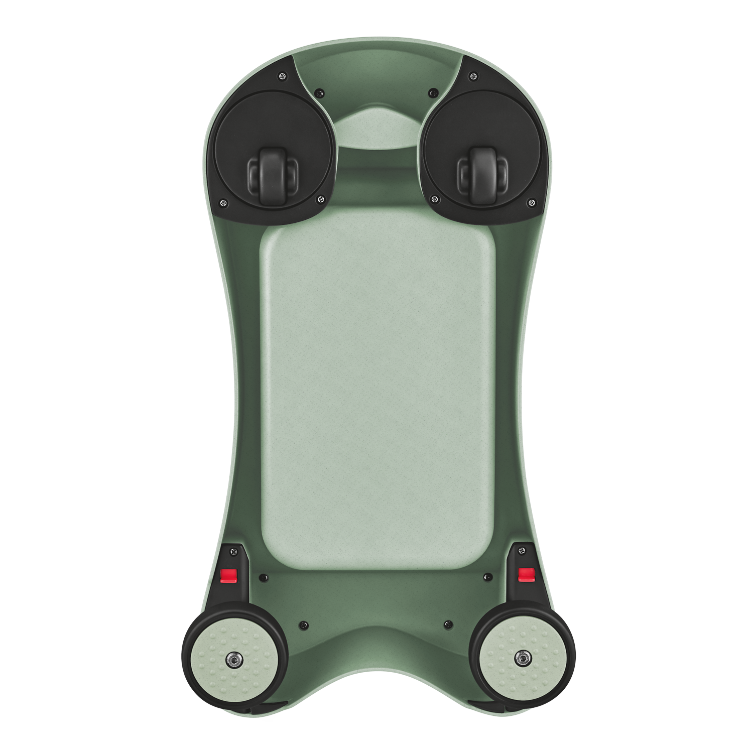 Rollator, Sportsrollator, Grün, Seitliche Räder, Sitzfläche