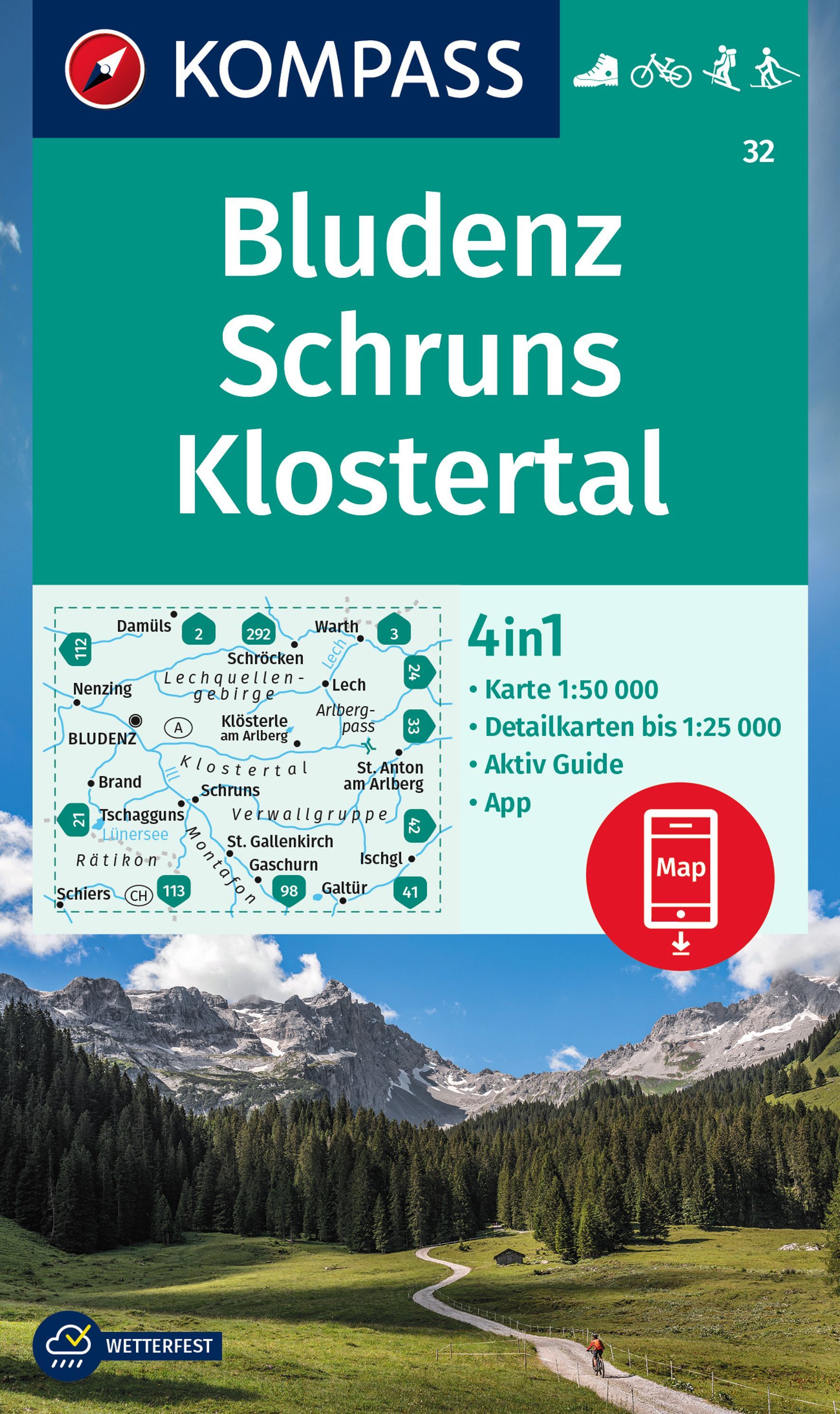 9783991214205 Cover, Karte Bludenz Schruns