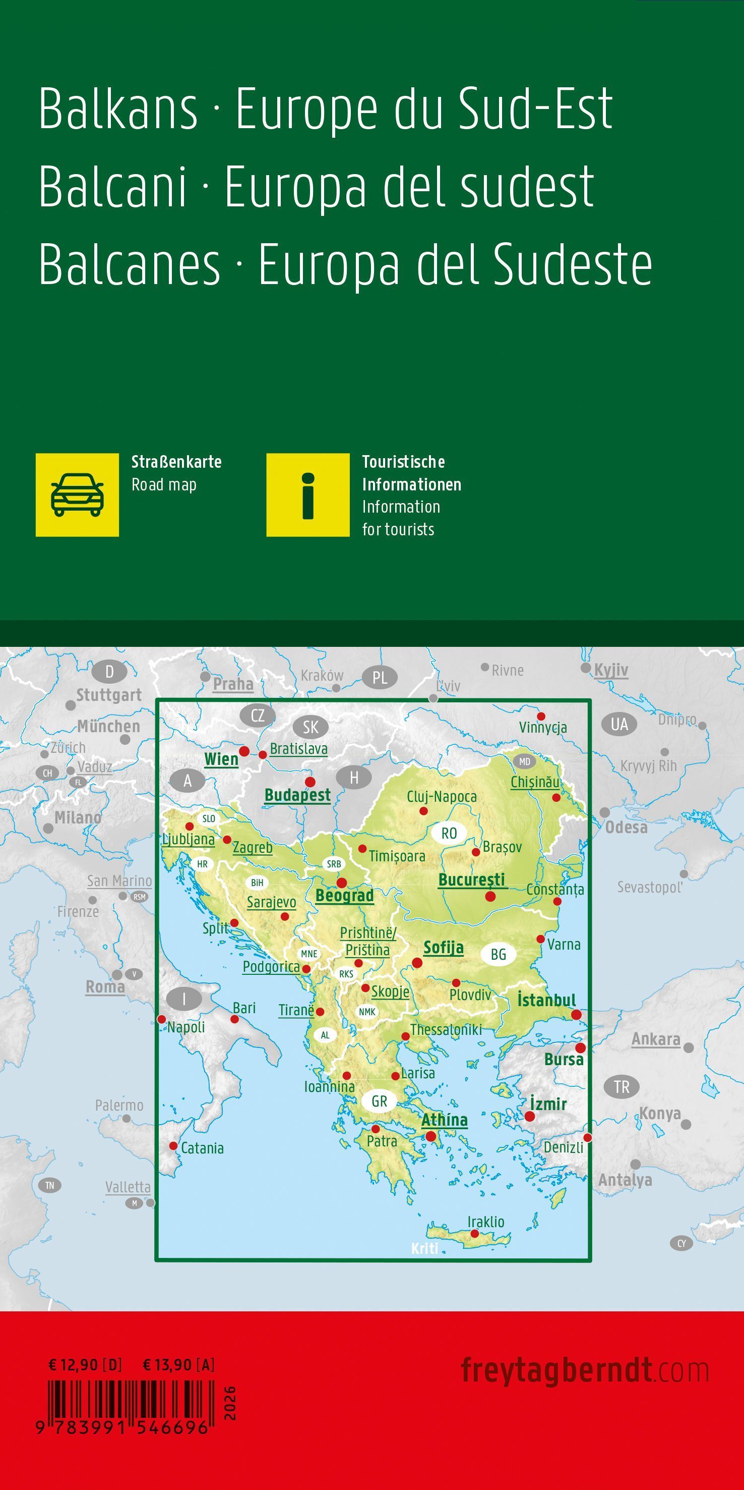 Karte, Straßenkarte, Kartenbild, Touristenkarte, Europa