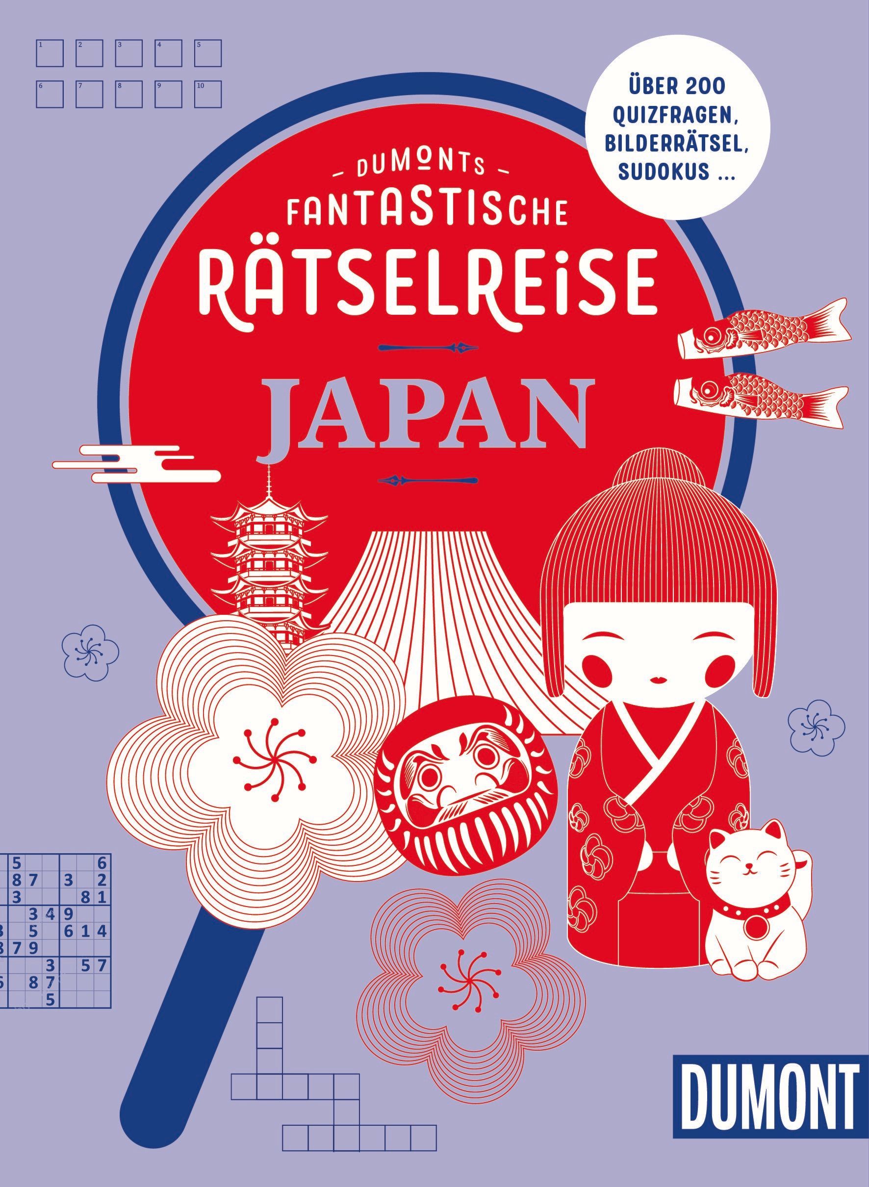 DUMONTs Fantastische Rätselreise Japan Cover, Werbung, Plakat, Person, Japan
