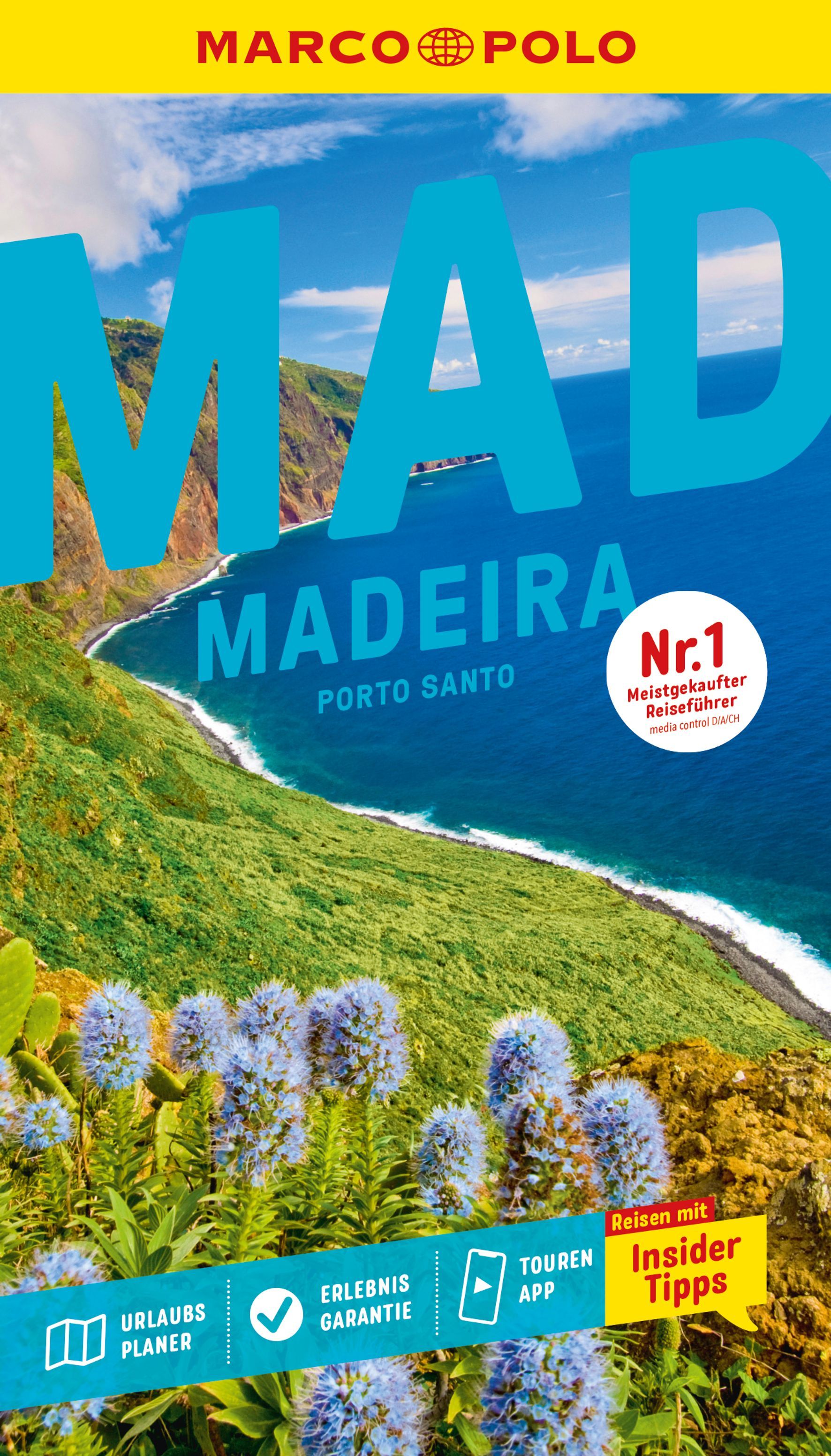 MARCO POLO Reiseführer Madeira, Porto Santo Sommer, Veröffentlichung, Werbung, Plakat, Meer