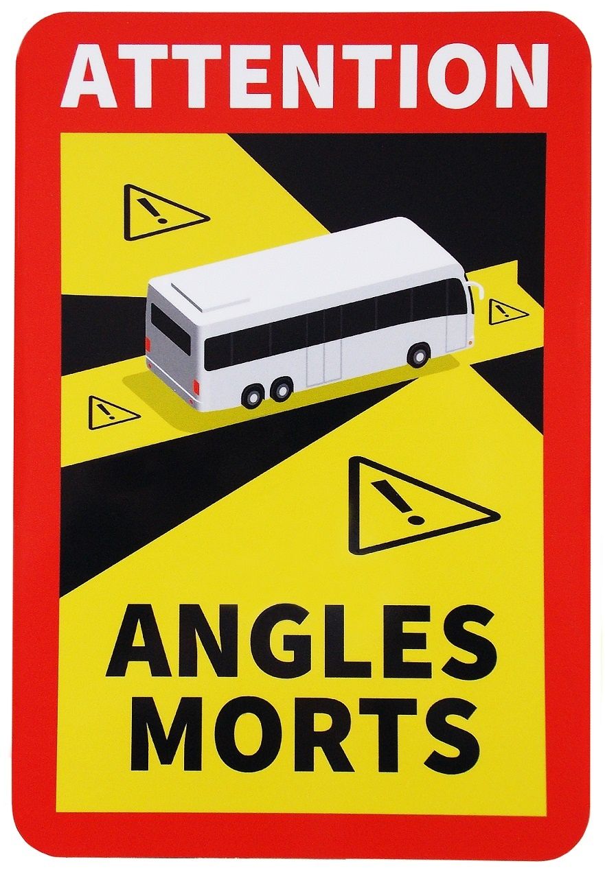 toter Winkel Aufkleber