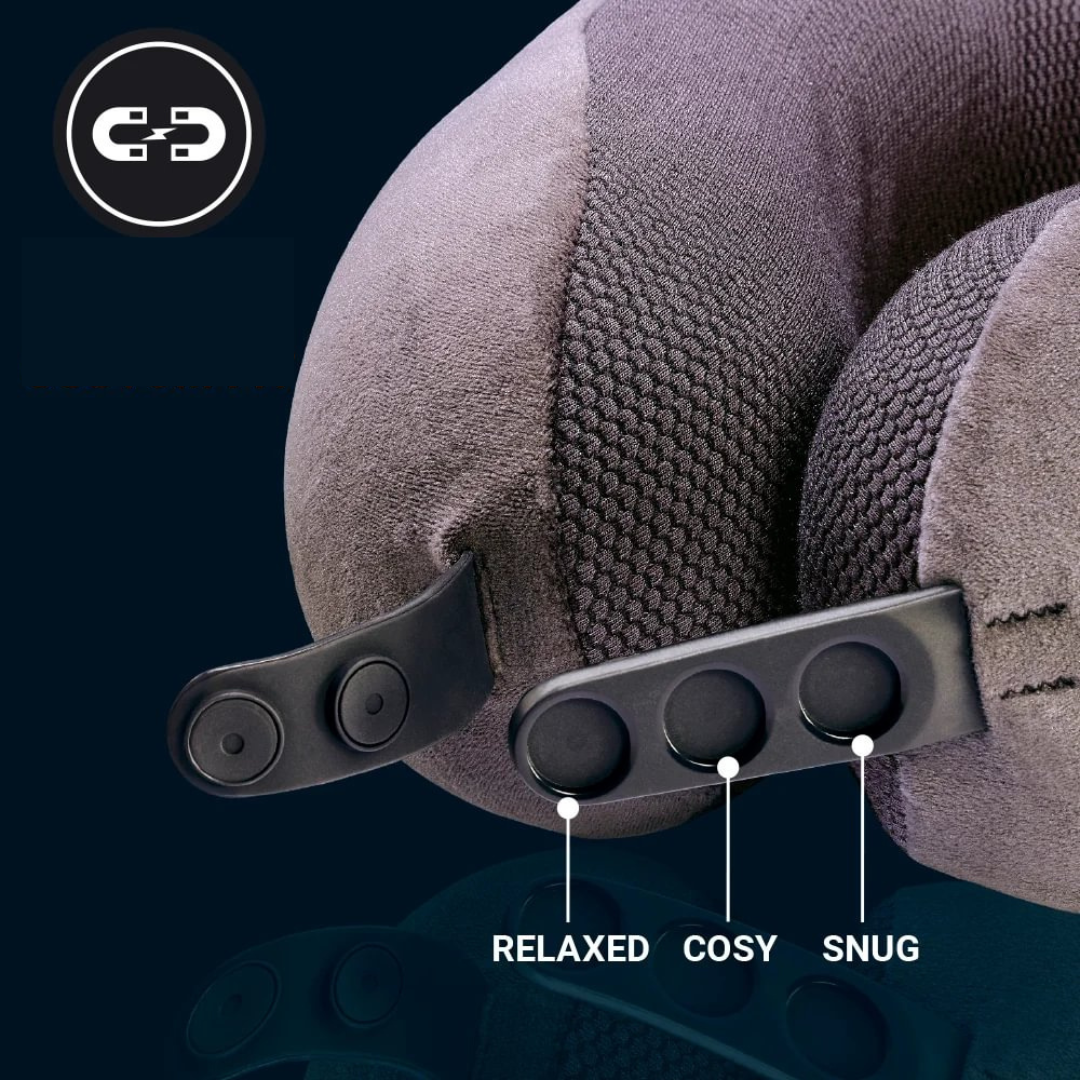 Nackenkissen, verschiedene Knöpfe zum Verbinden