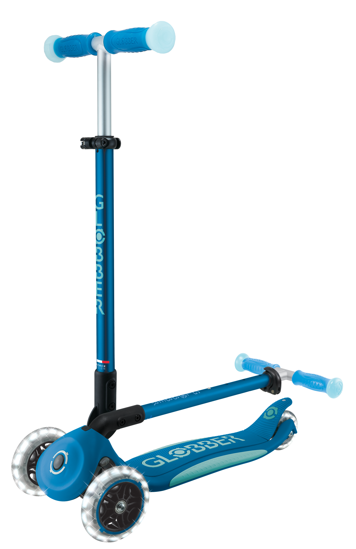 Transport, Fahrzeug, Kinderroller, Roller, Blau, Rad