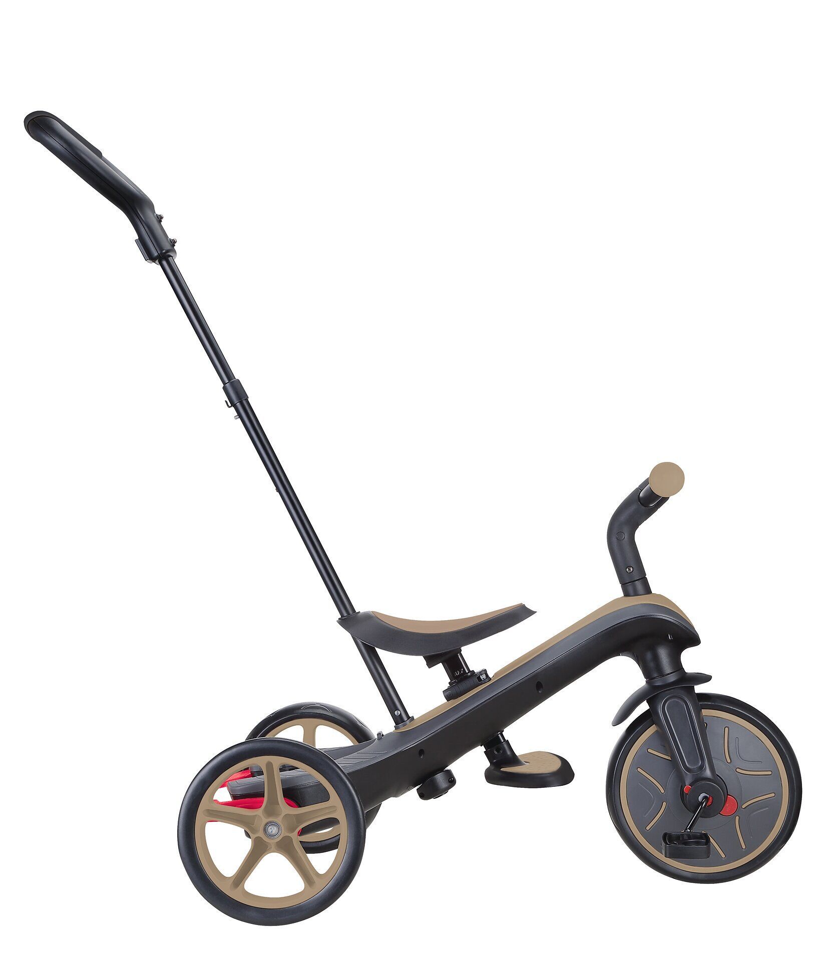 Transport, Fahrzeug, Kinderroller, Dreirad, Beige, Rad