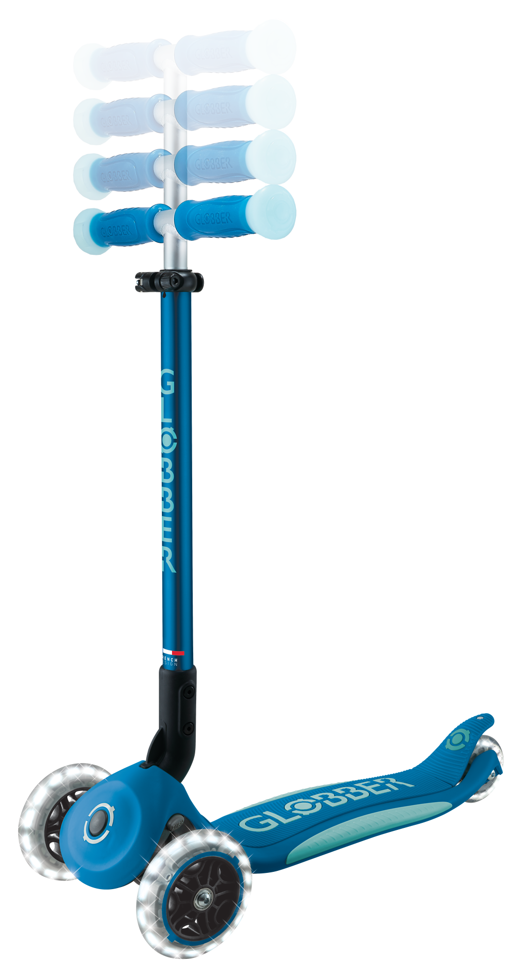 Transport, Fahrzeug, Kinderroller, Roller, Blau, Rad