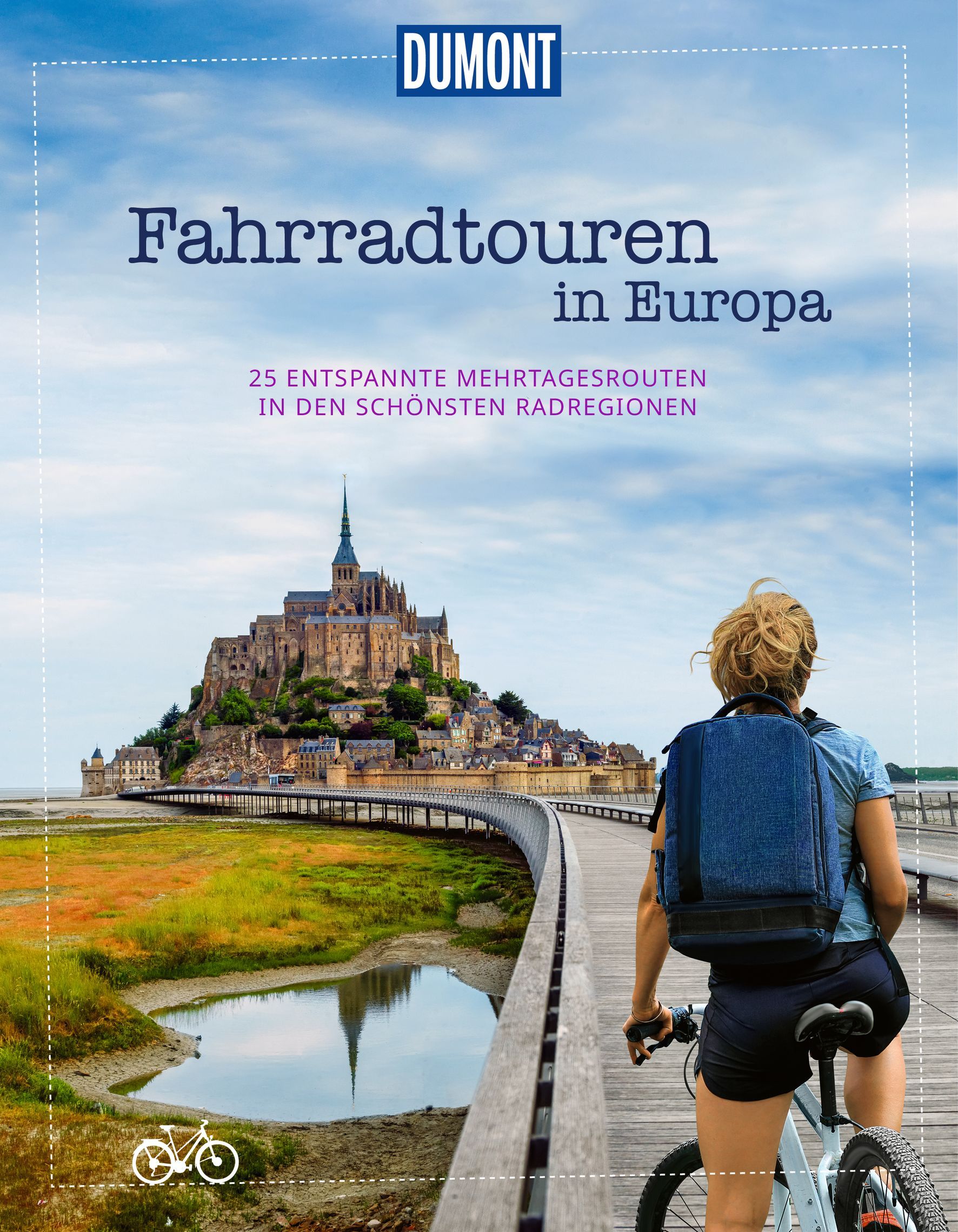 DUMONT Bildband Fahrradtouren in Europa Person, Rucksack, Fotografie, Plakat, Fahrrad
