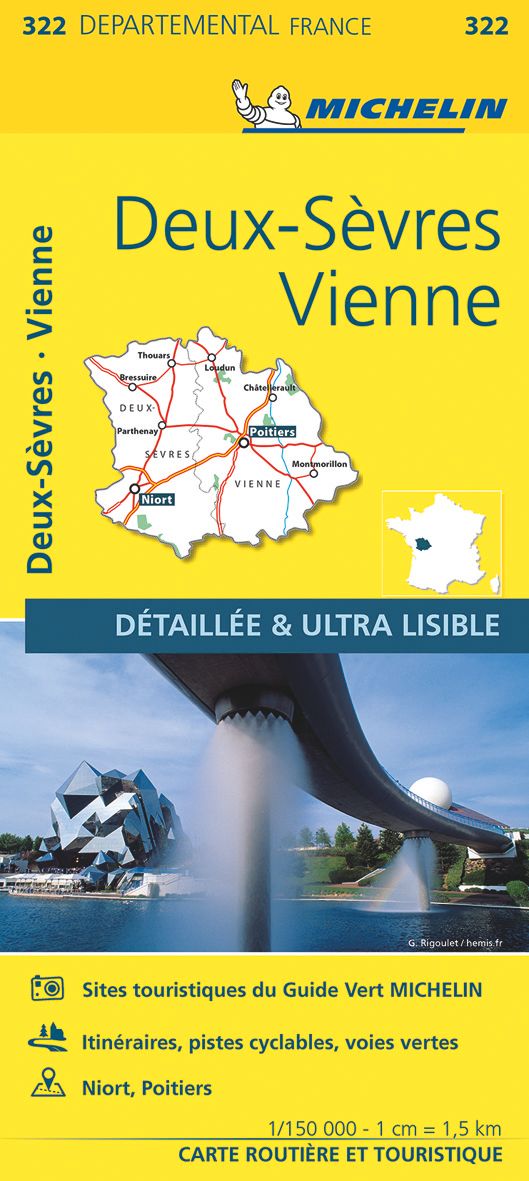 9782067202245 Cover Michelin Karte Poitou