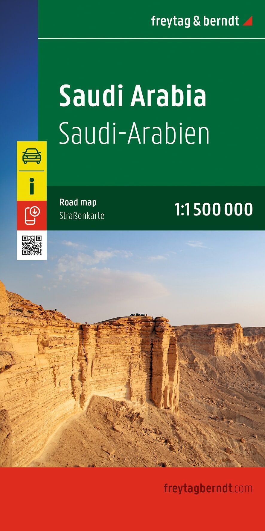 Straßenkarte, Saudi-Arabien, Landschaft, Klippe, Wüste