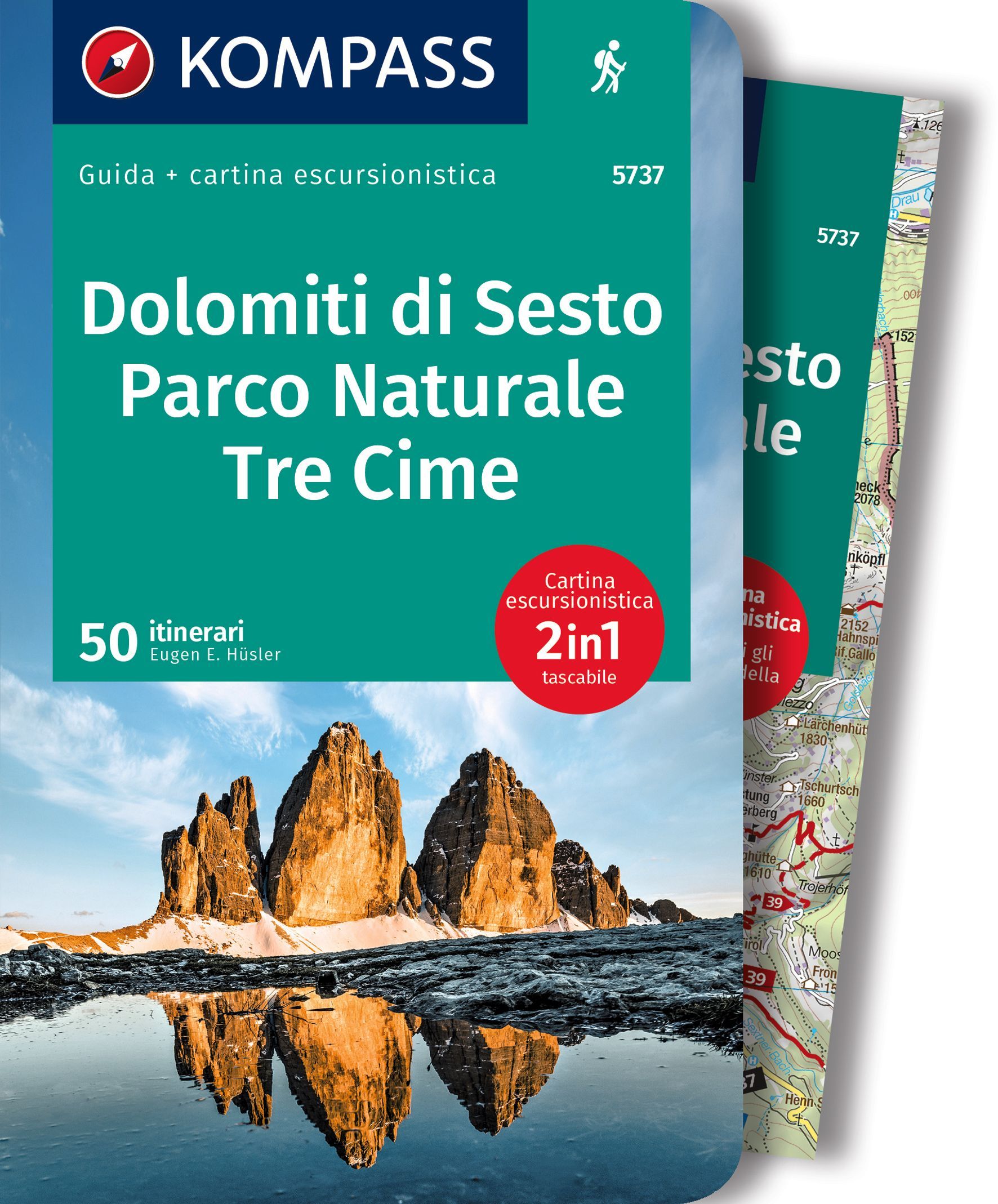 9783991216360 KOMPASS Reiseführer auf Italienisch Dolomiten und Naturpark