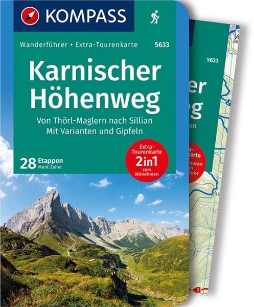 9783990443477OkWBkWxBpvW9a Cover Kompass Wanderführer Karnischer Höhenweg