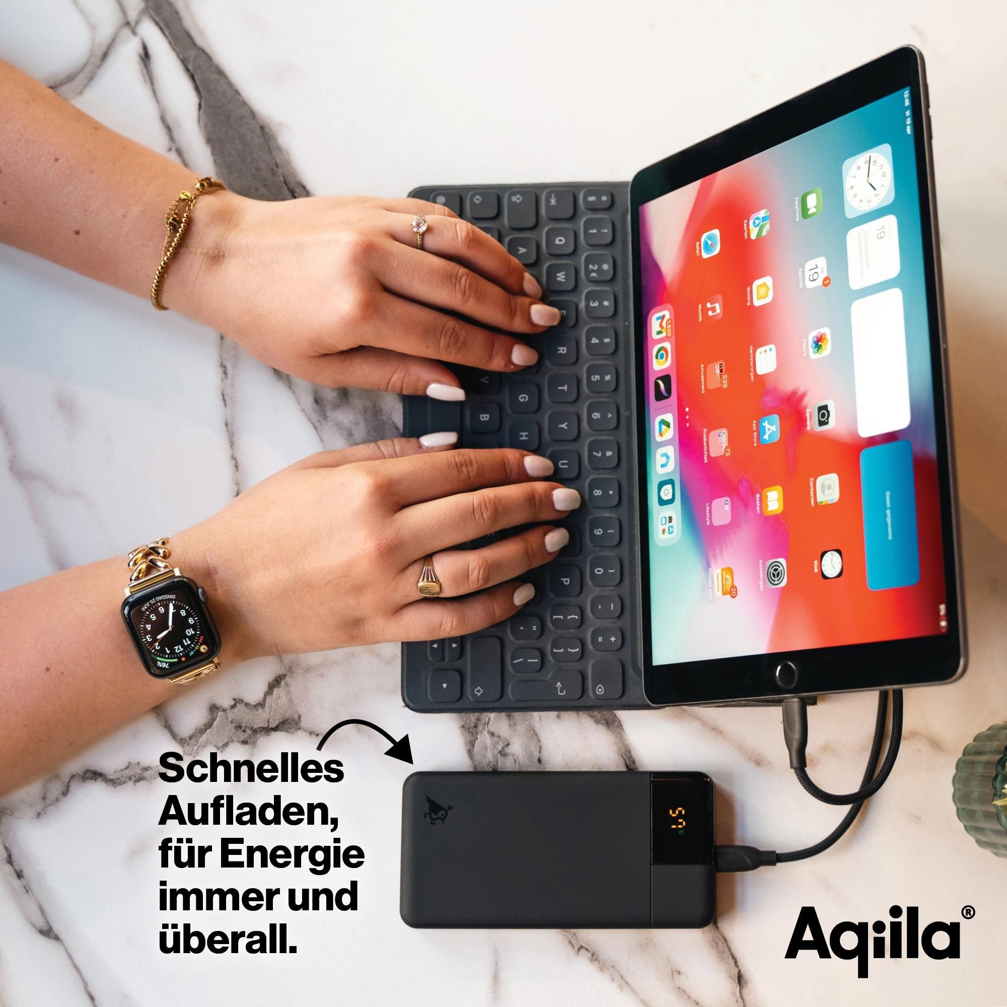 Tablet, iPad, Tastatur, Powerbank, Ladestation