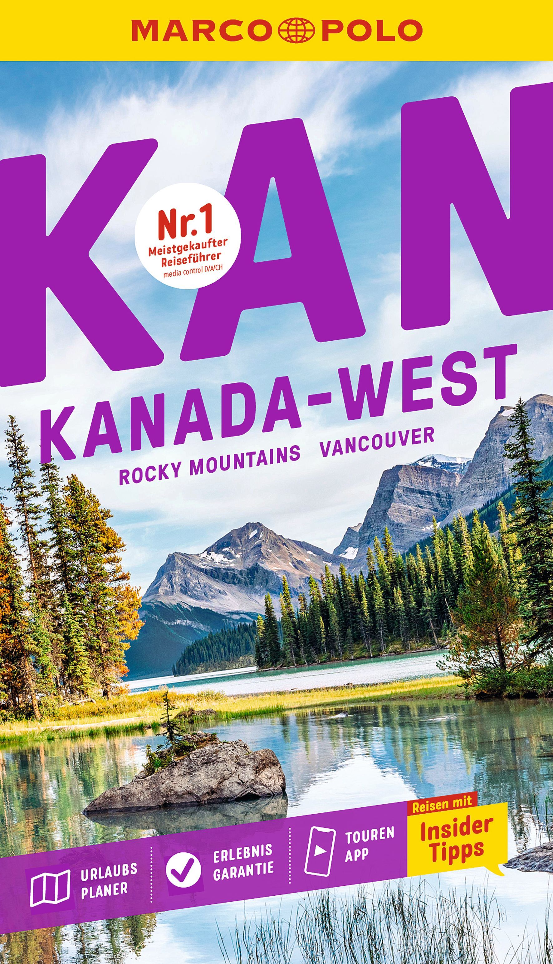 Cover Reiseführer, Kanada, Rocky Mountains, See, Wald