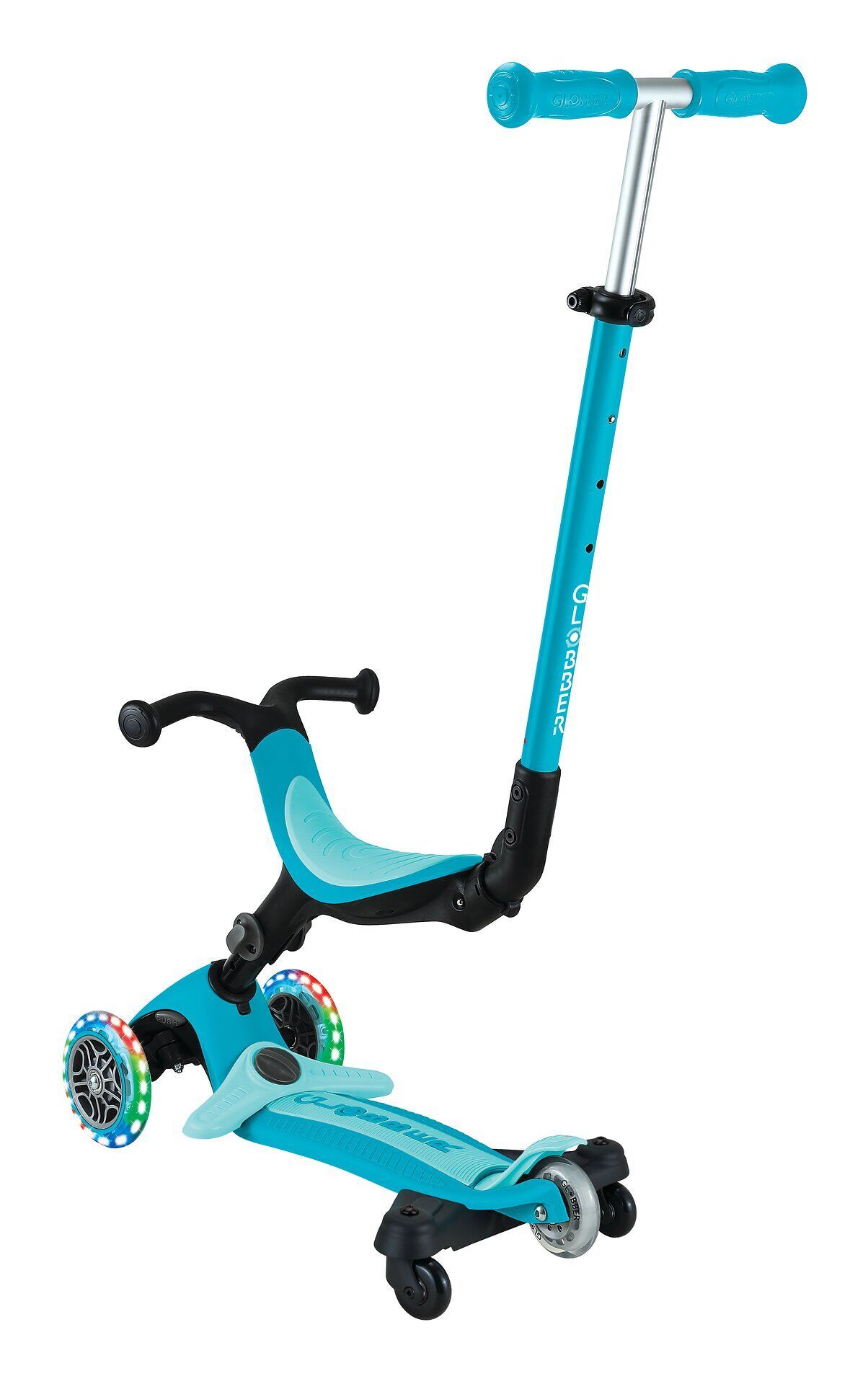 Roller, Transport, Fahrzeug, Rad,Tretroller, Türkis, Kinderroller