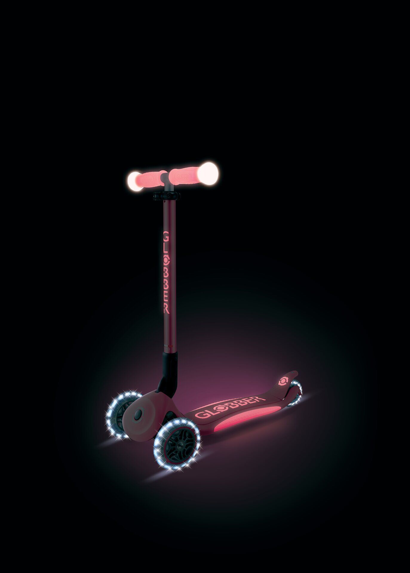 Transport, Fahrzeug, Kinderroller, Tretroller, Rosa, Rad