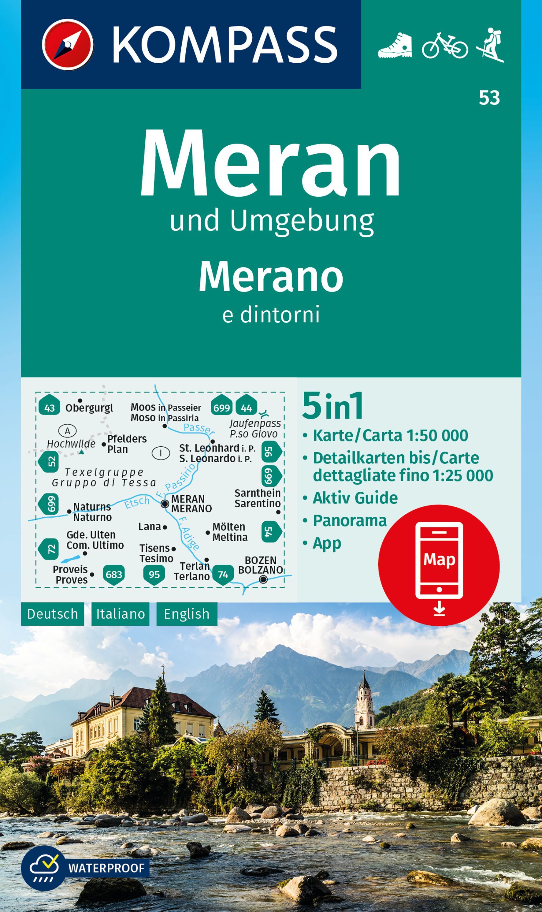 9783991541943 Cover, Karte Meran